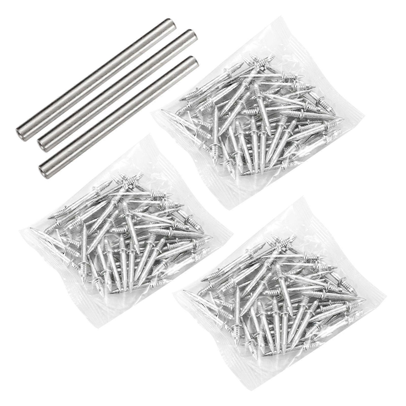 Gwoździe przypodłogowe z podwójnym Ulepszone gwoździe bez szwu z gwintem do listew przypodłogowych, niewidoczne bezpieczeństwa bez śladów