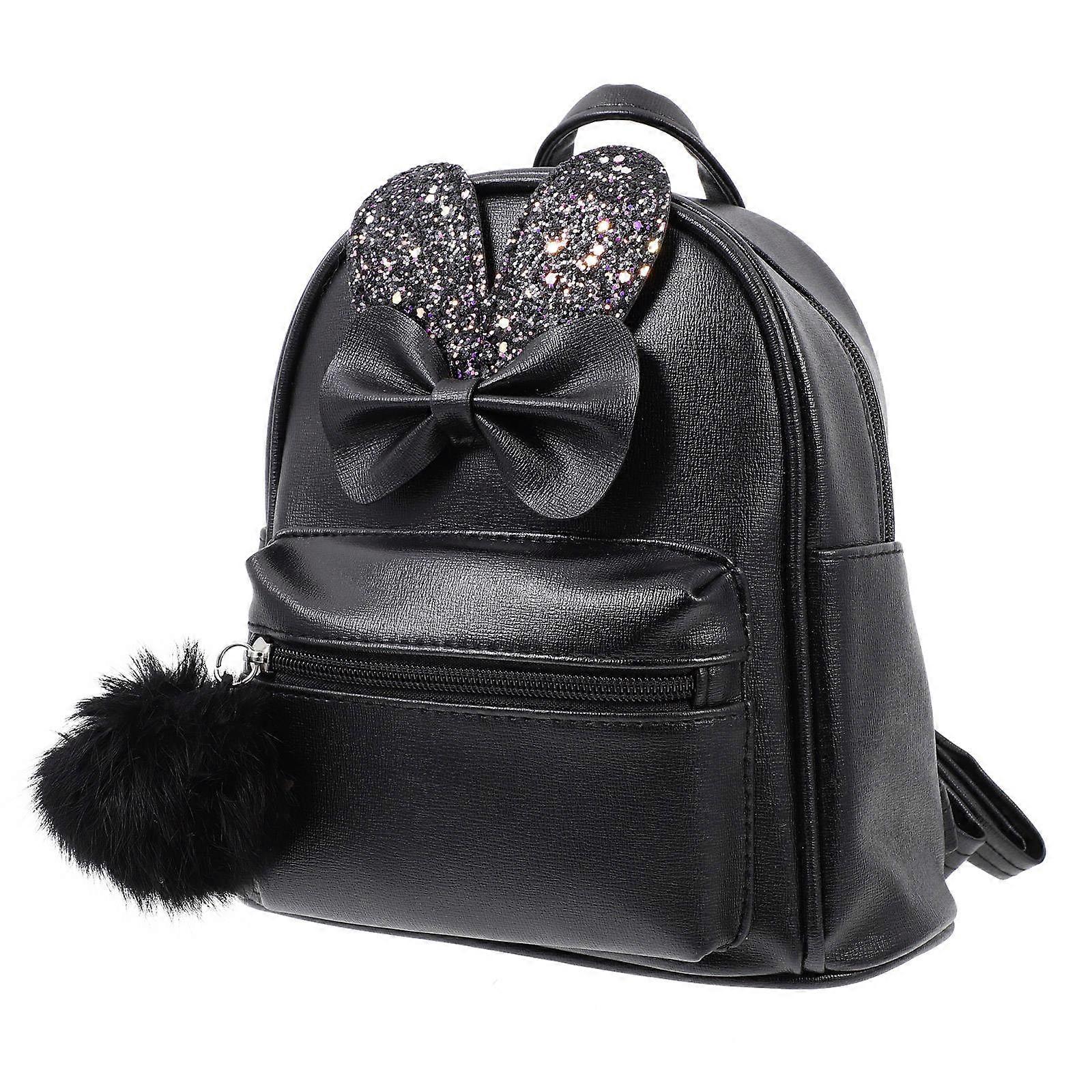 Practical Small Backpack For Women Stylish School Use Bowknot Feature 1Pack