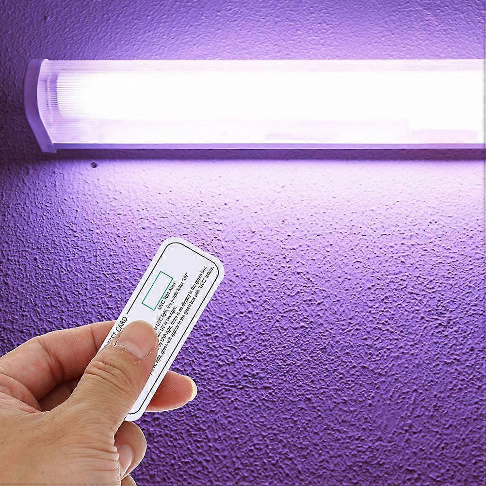 5pcs UVC-UVA Testing Cards UVC Light Identifying Tools UVA Testing Strips Indicator Cards