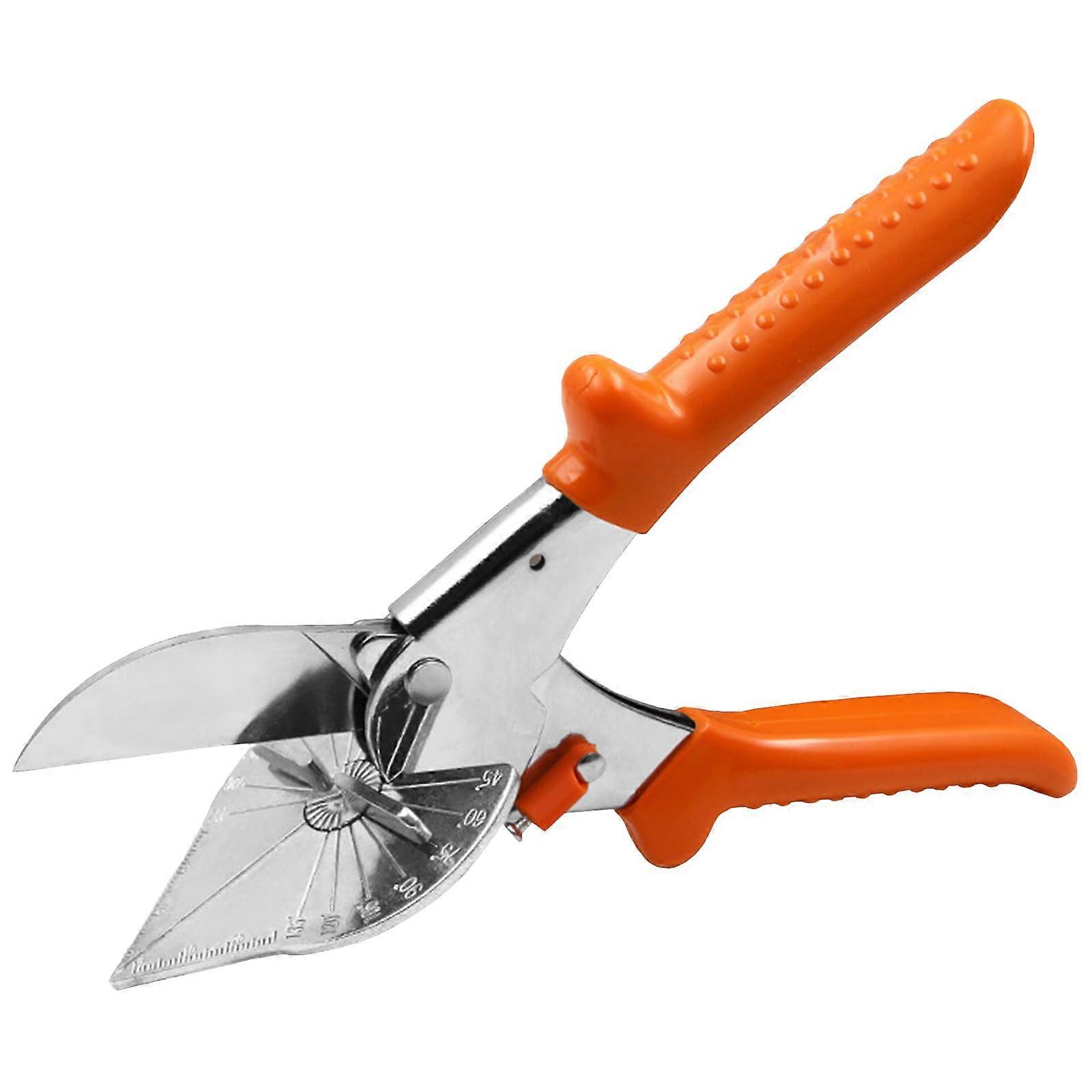 Mitre Shears Precision Multi-Angle, 45-135 Degree Angle Scissors, Trunking Scissors For PVC, Wood, Plastic, Rubber