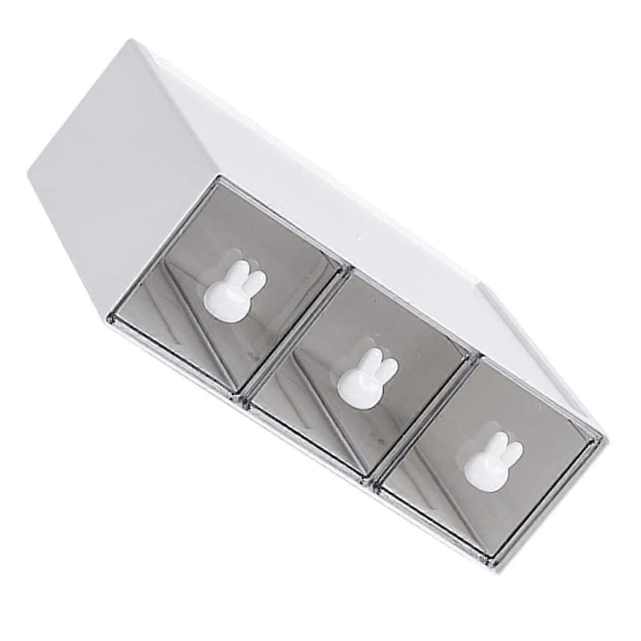 Desk Organizer with Multiple Drawers for Stationery and Makeup Storage Space-Saving Clear Design for Office