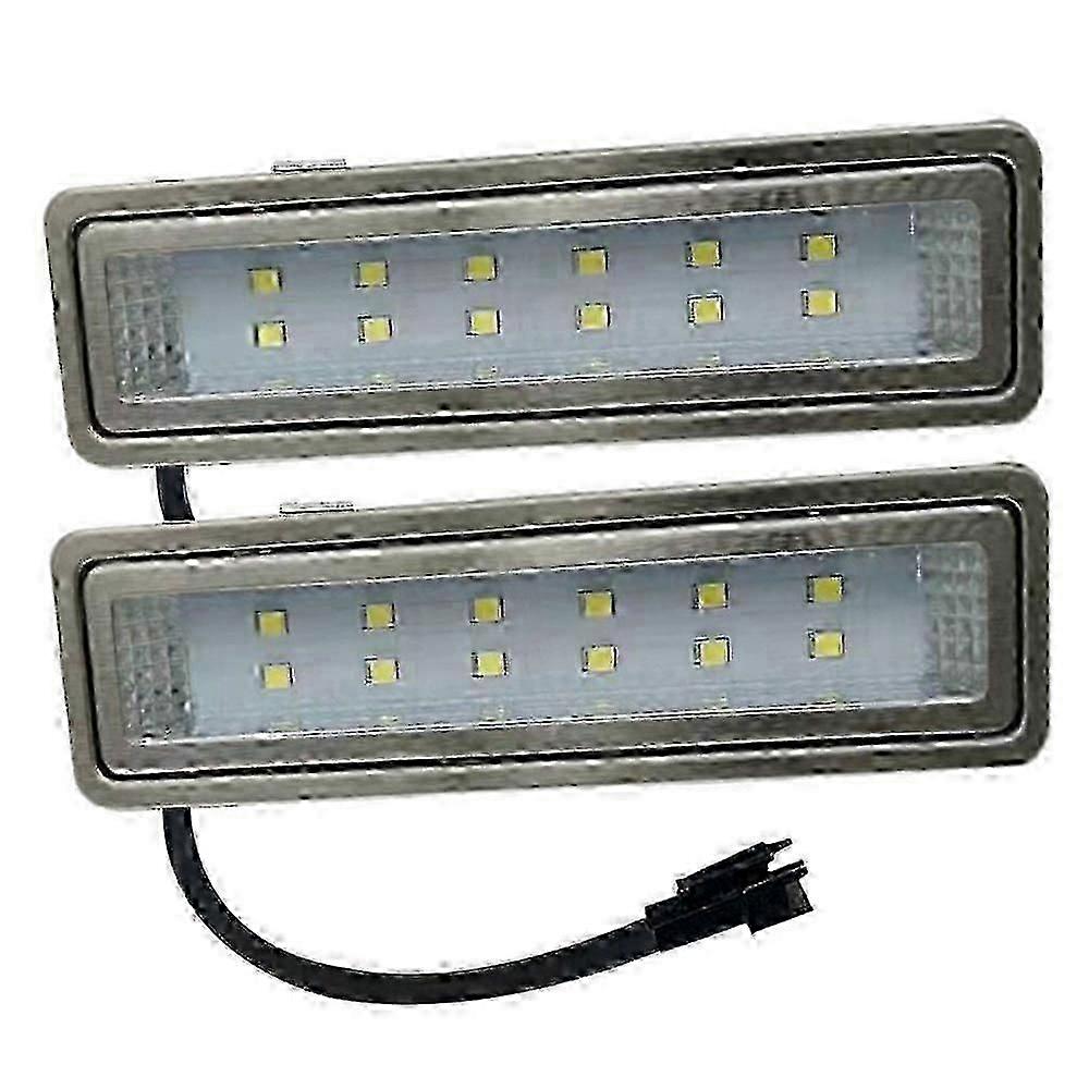 2-Piece Rectangle Range Hood Light Panel 15W 120mm 12V DC 230V Ventilation Bulb Kitchen Filter Lamp 20W Halogen Equivalent