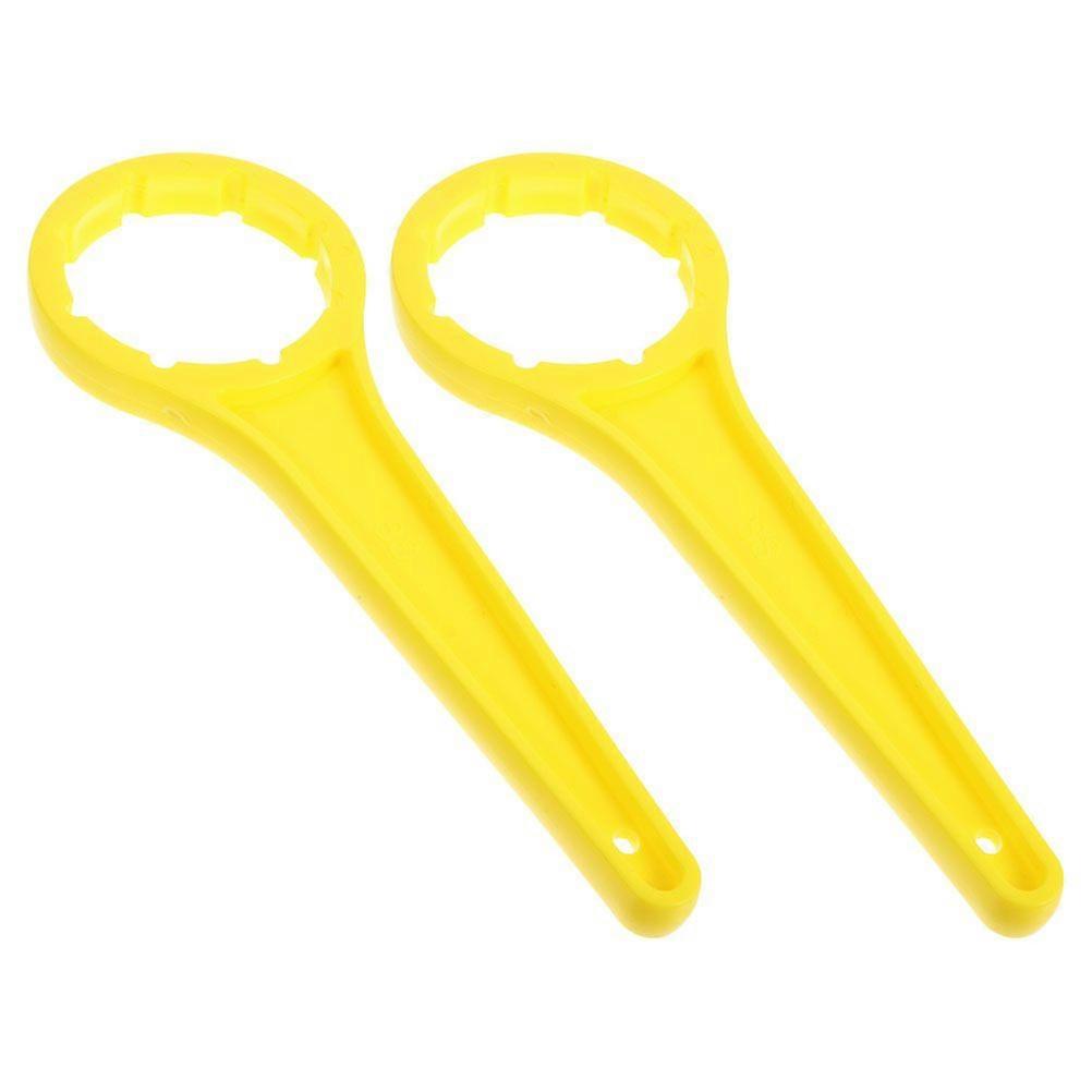 2pcs Drum Wrench Drum Plug Bung Wrench Heavy Duty Plastic Gas Wrench Pail Bucket Cap Remover Bucket Opener Gas Shut Off Tool For Bucket