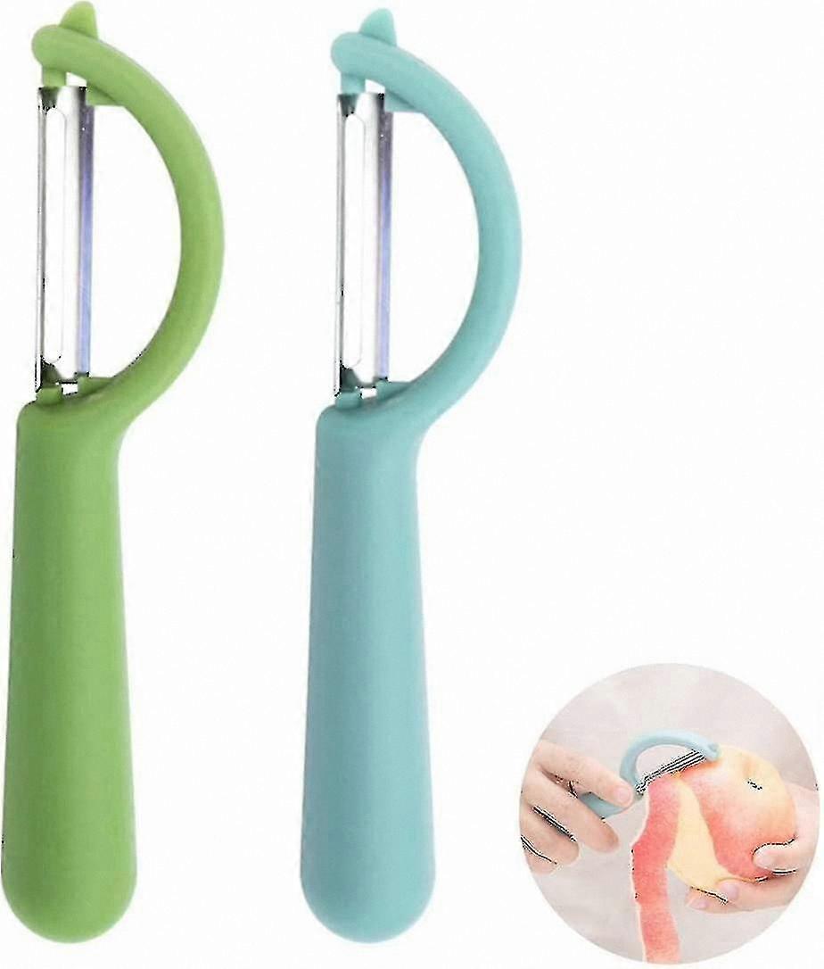 Kitchen Peeler Set, 2-Pack Vegetable and Fruit Peelers for Home Use, Durable and Sharp Blades for Easy Peeling