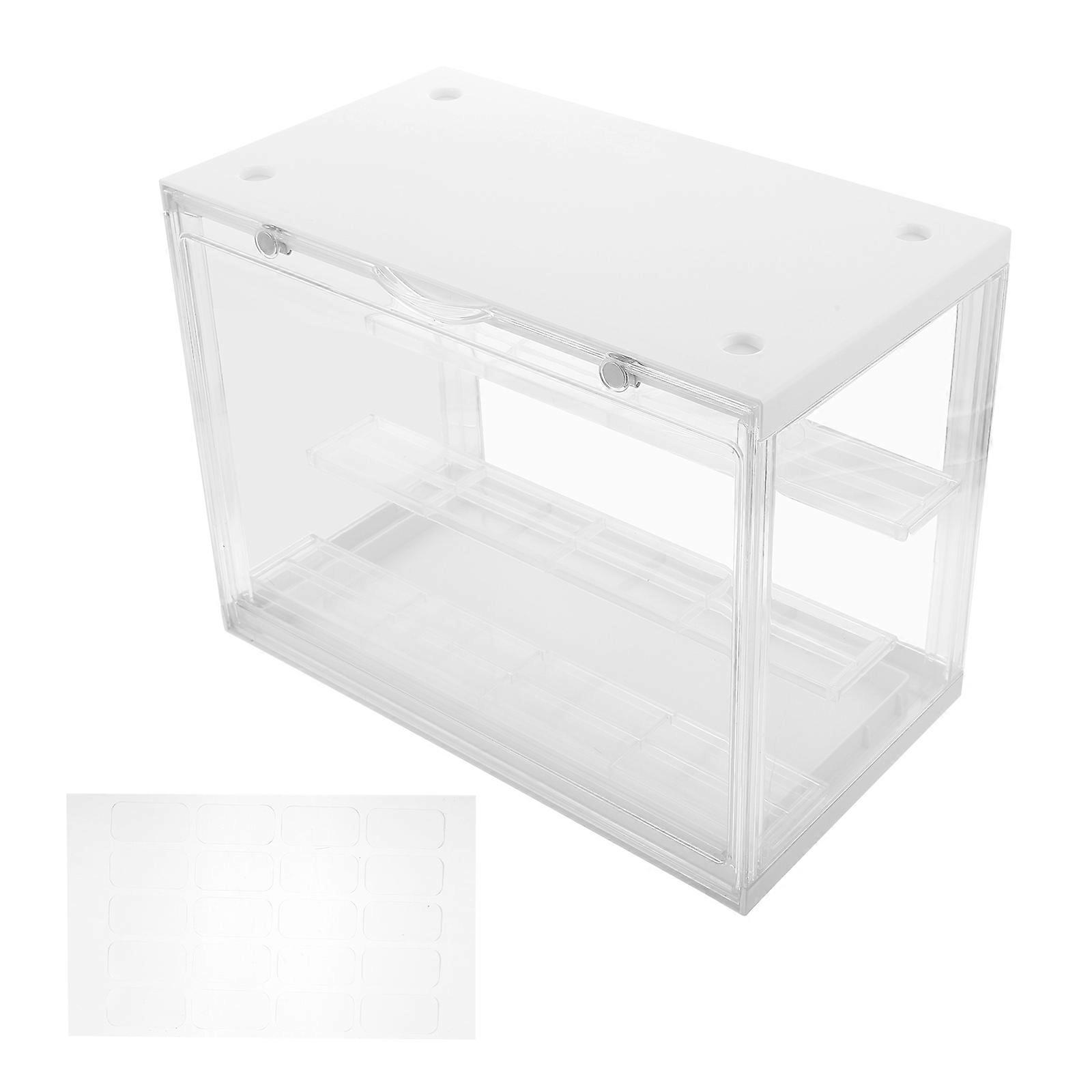 Display Transparent Plastic Storage Box for Toy Collectors Indoor Storage 1Pack