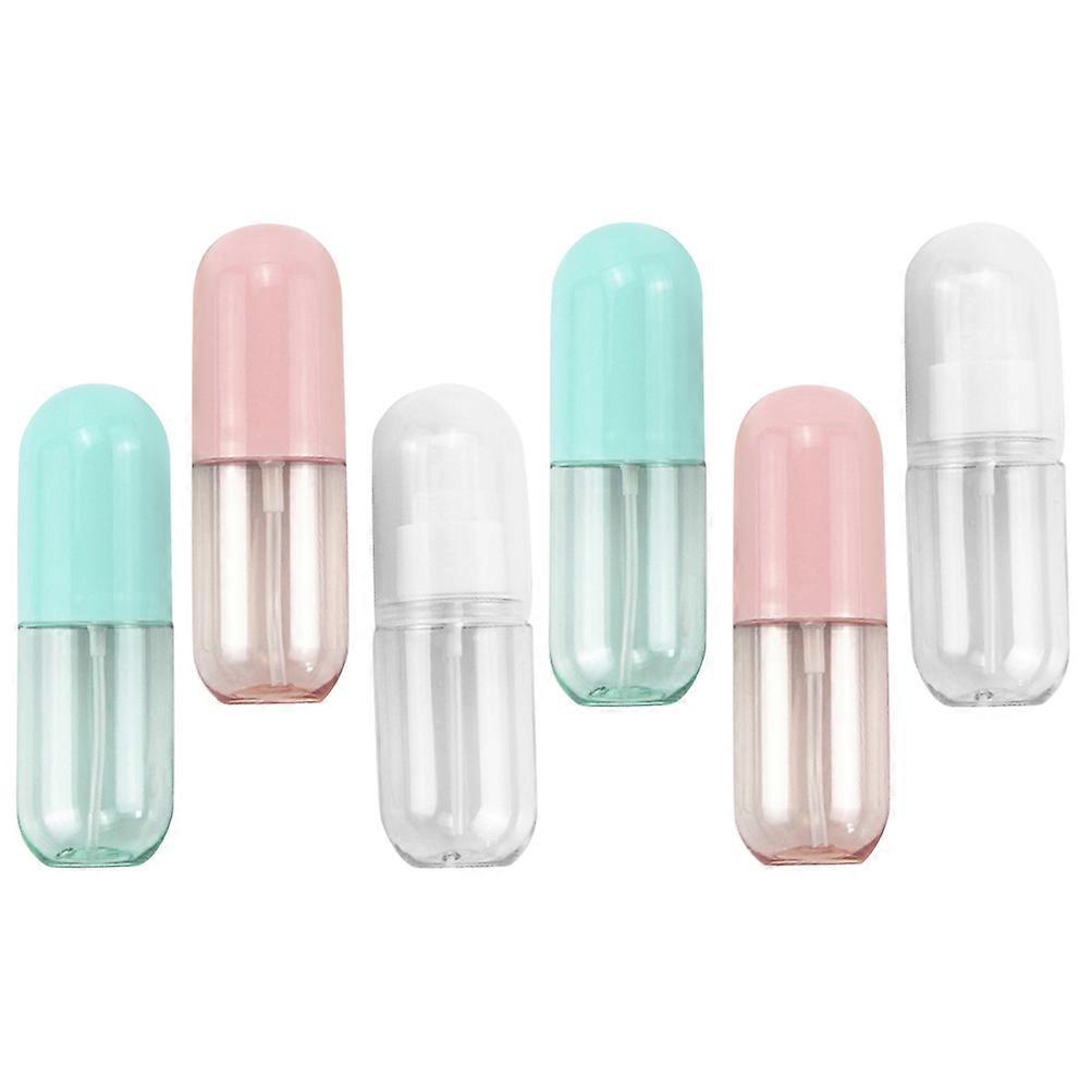 6 stuks lege spuitfles push type reiniging water dispenser make-up lotion pomp pot