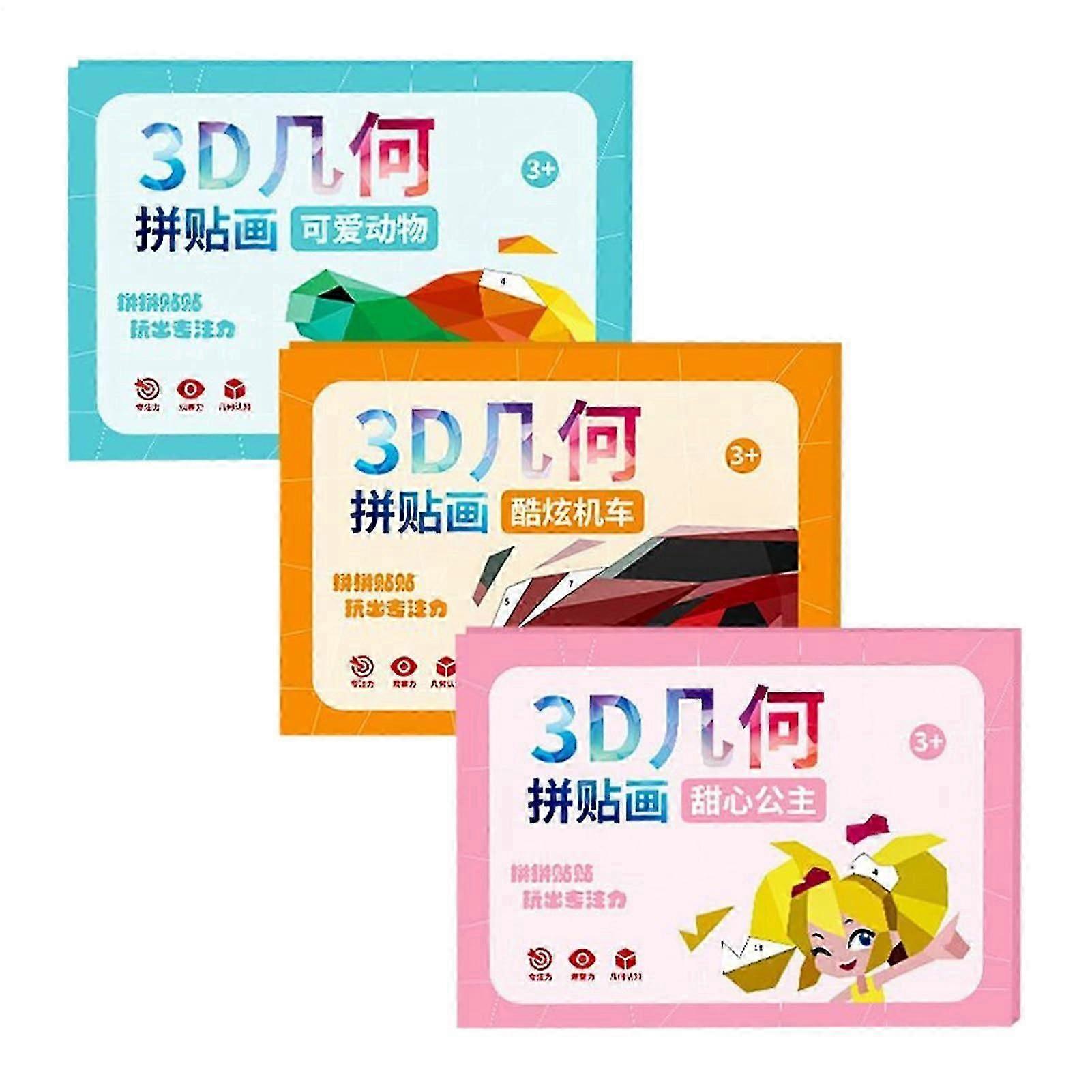 Sticker Book Set, Educational Puzzle Stickers, Fun Learning Art, Creative Activities