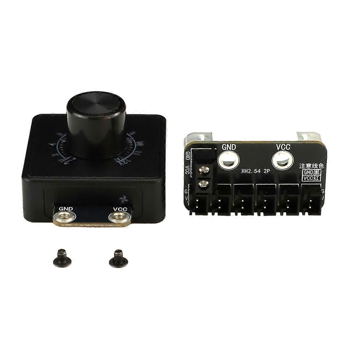 2Pin Wire Fan DC Speed Regulator 12V24V Heat Dissipation DIY Computer Water Cooling Pump Step-Down H