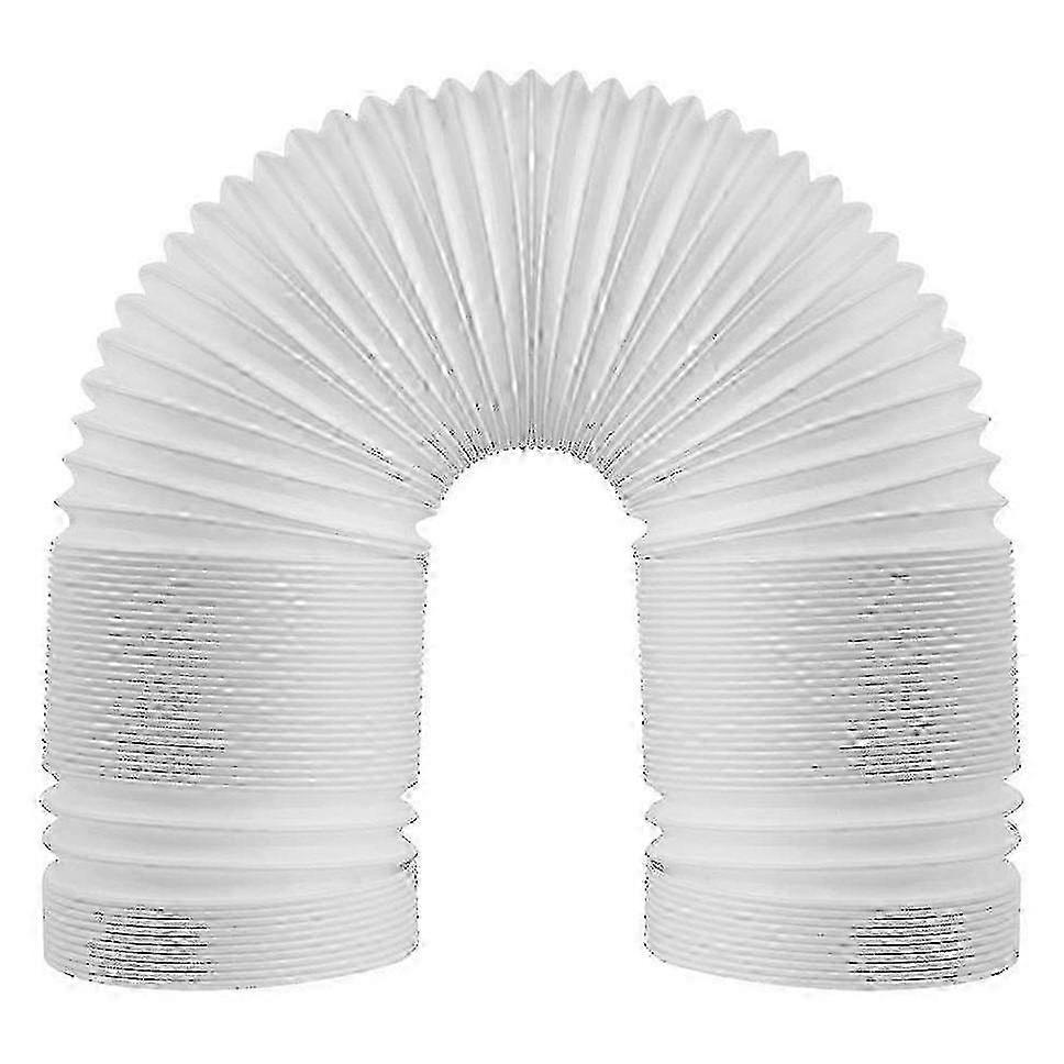 Tuyau d’évacuation de climatiseur portable en PVC blanc universel de 5,9 pouces pour unités de refroidissement