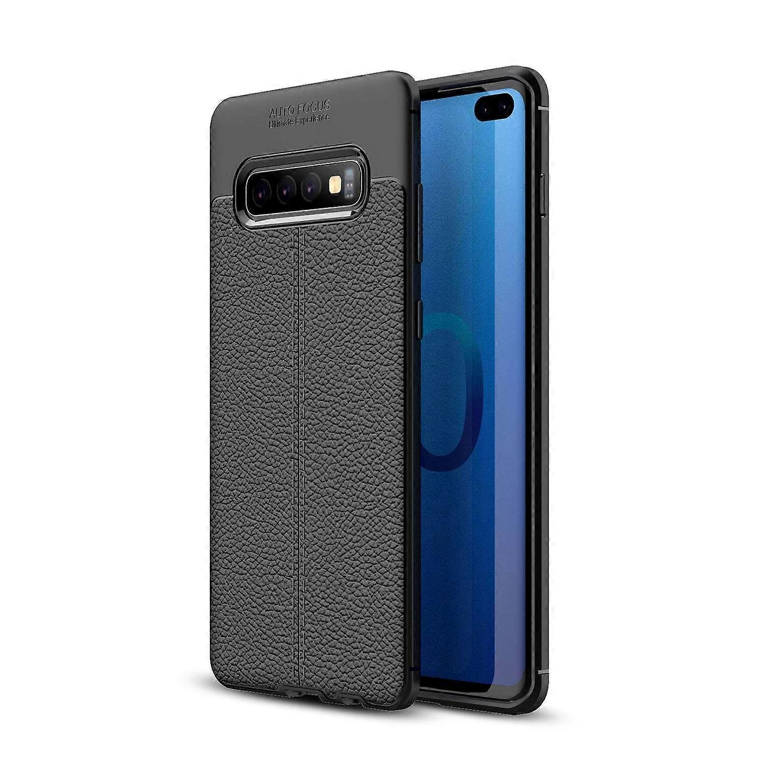 Samsung Galaxy S10 4G Case TPU Protective Case - Faux Leather
