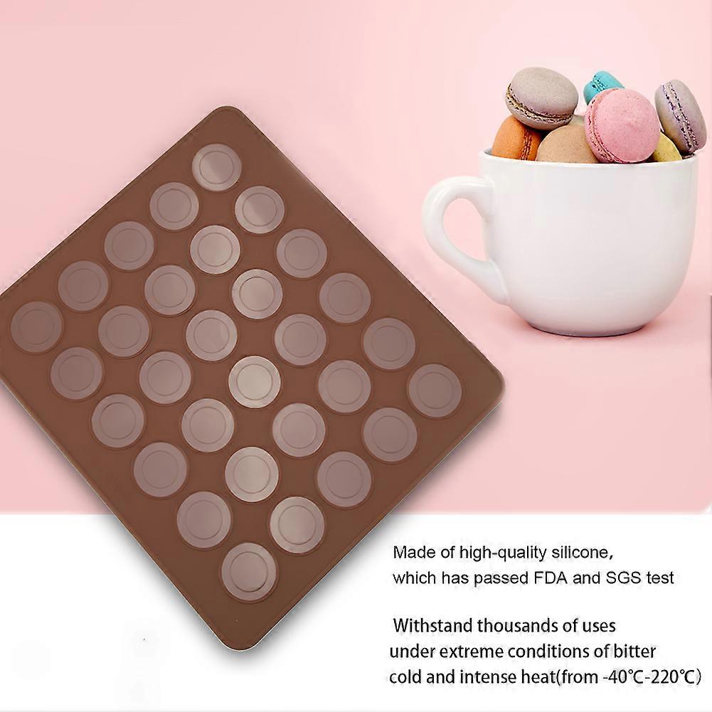Macaroon Silicone Baking Mat 28x25cm Non-Stick Cookie Mat