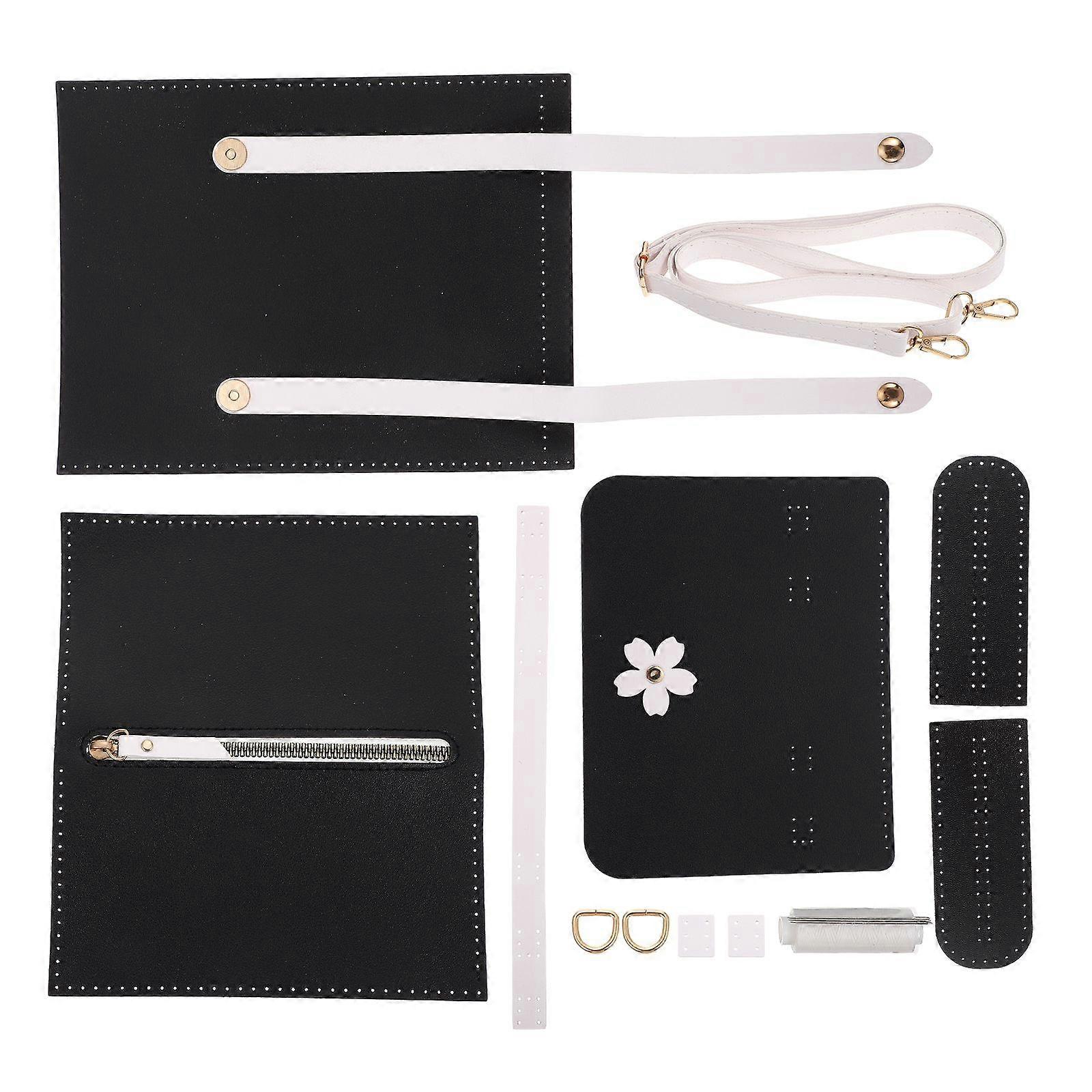 1 Set DIY Handmade PU Chain Bag Making Kit Square Shoulder Bag Making Material