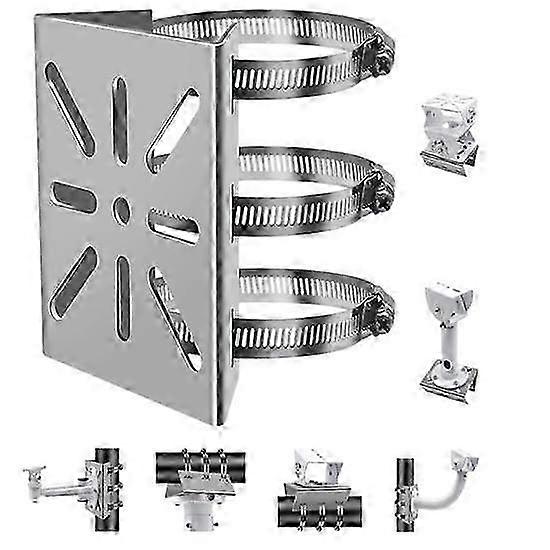 Universal Wall Mounting Bracket with 3 Loops, Stainless Steel Verti...