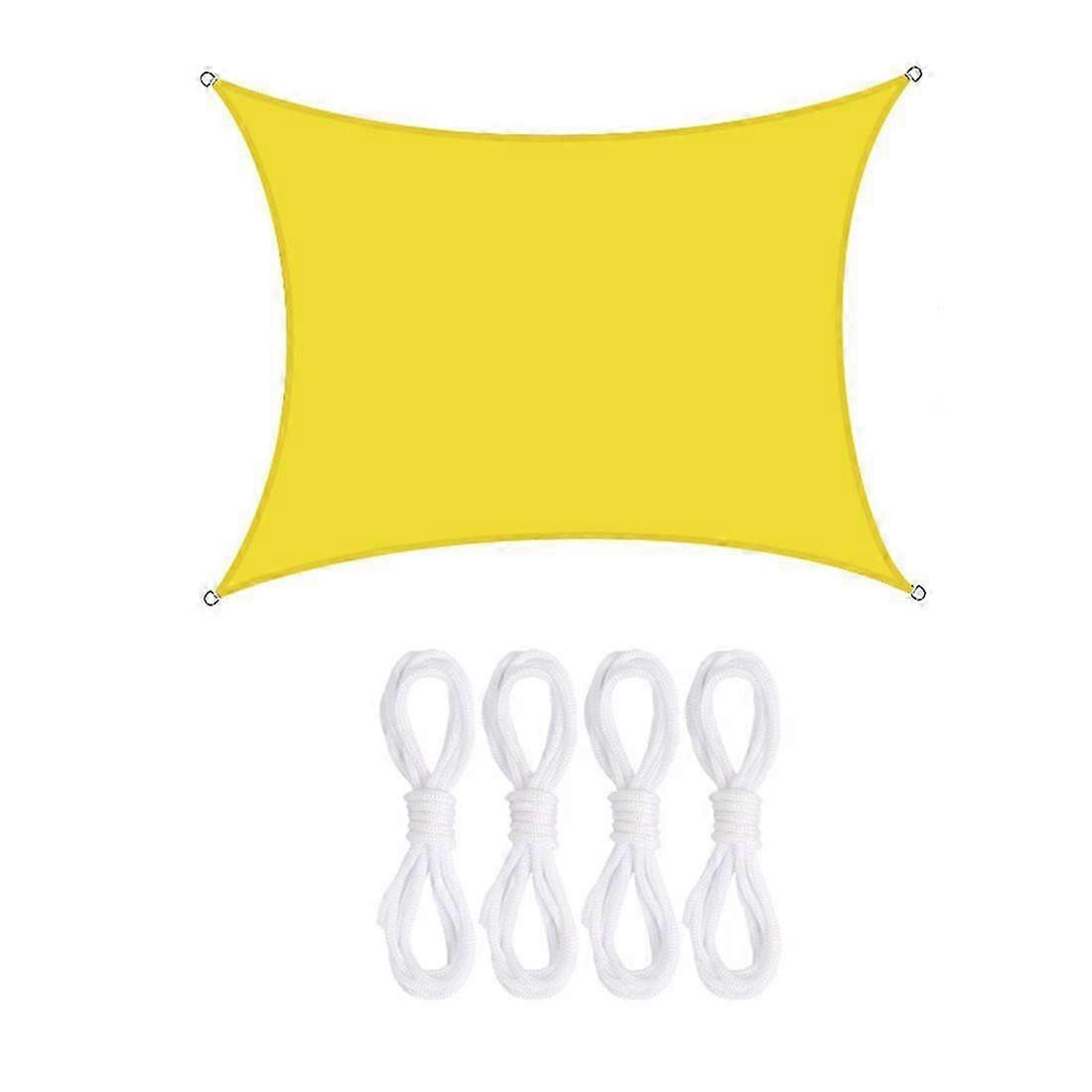 Heavy Duty Rectangle Waterproof Sun Shade Sail Canopy 95% UV Block ...