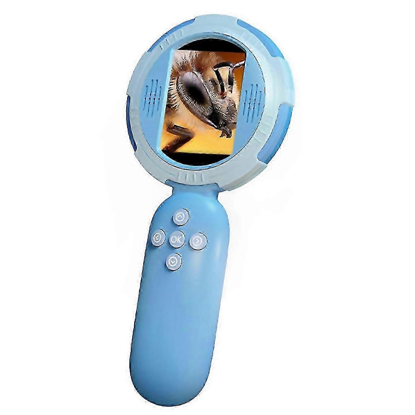 For Digital Microscope With 2inch Ips Screen 100x Pocket Magnifying Glass With Light For Adults Coin 2025