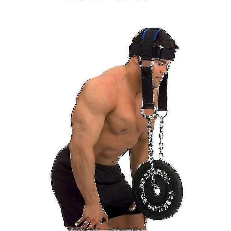 Head Harness Strengh Exercise Strap With Chain Adjustable Neck Powe...
