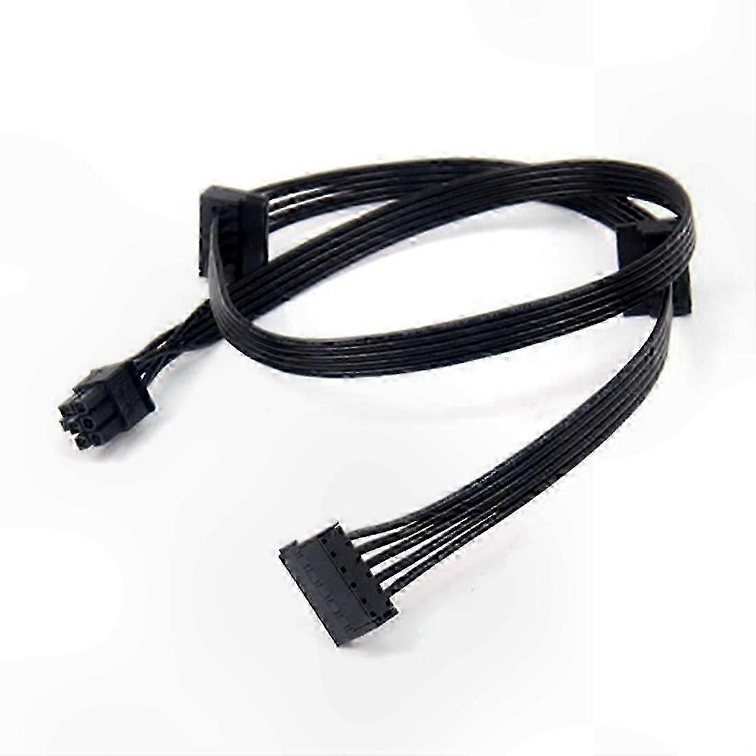 6-Pin PCI-E to 3 SATA SSD Power Adapter Cable for Graphics Card