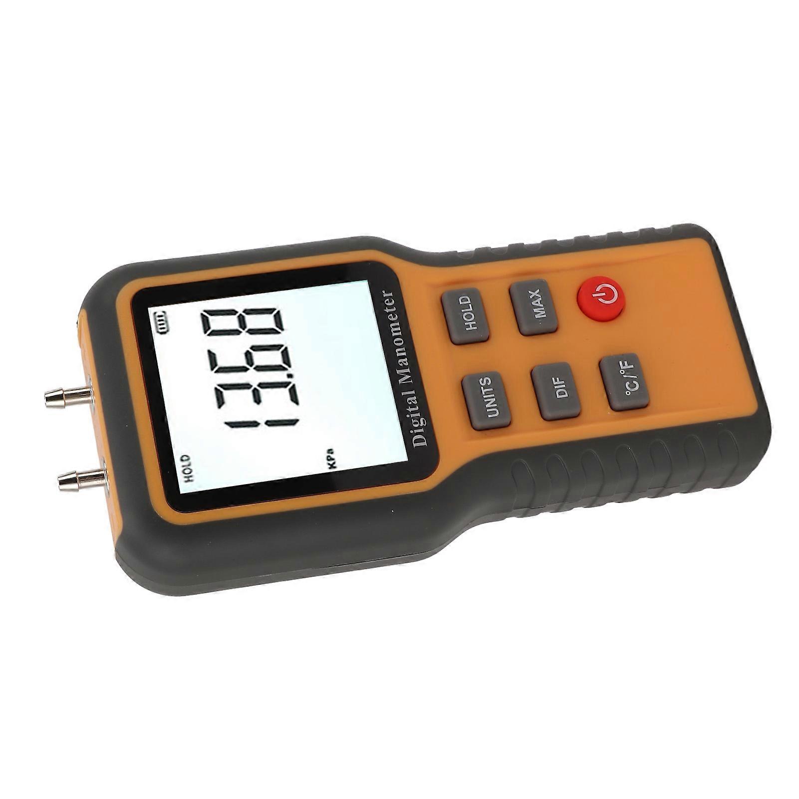 Digital Manometer Differential Gauge ±2.999psi High Precision HVAC Tester