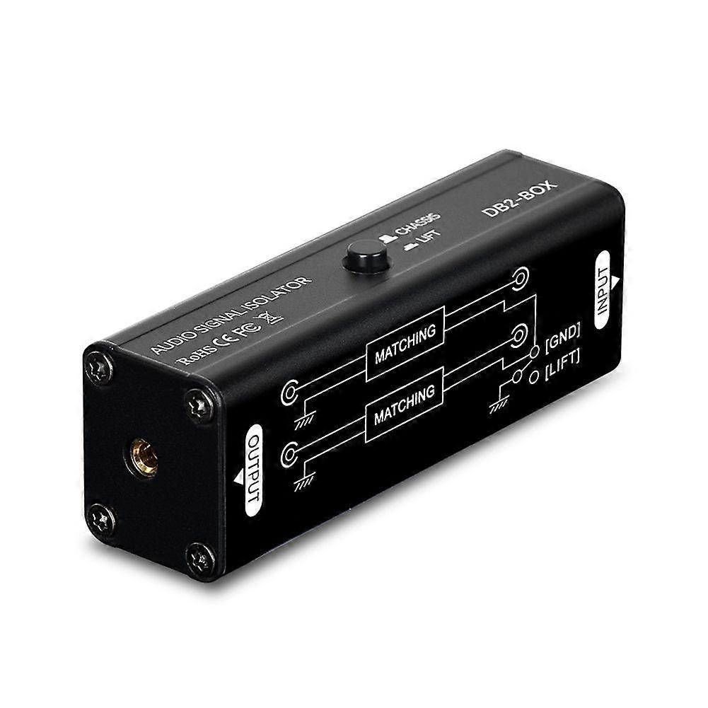 Mini Audio Passive Isolator Spot Effectively Eliminates Noise 3.5mm Built-in Audio Signal Isolator