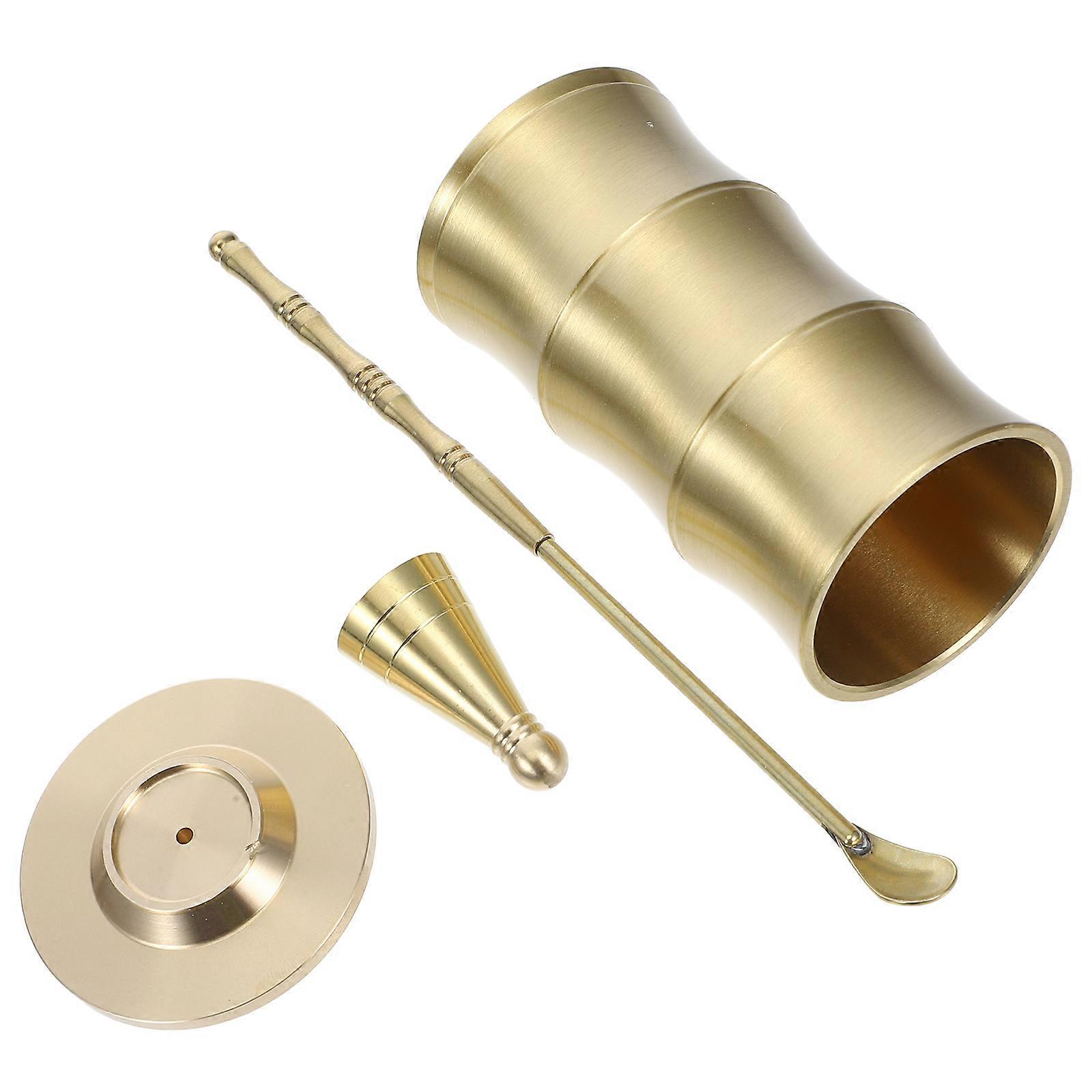 Powder Incense Making Kit Incense Making Set with Brass Mold for DIY 1Set