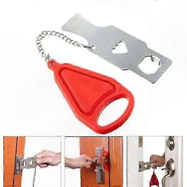 Travel-Friendly Door Lock for Enhanced Security in Multiple Colors