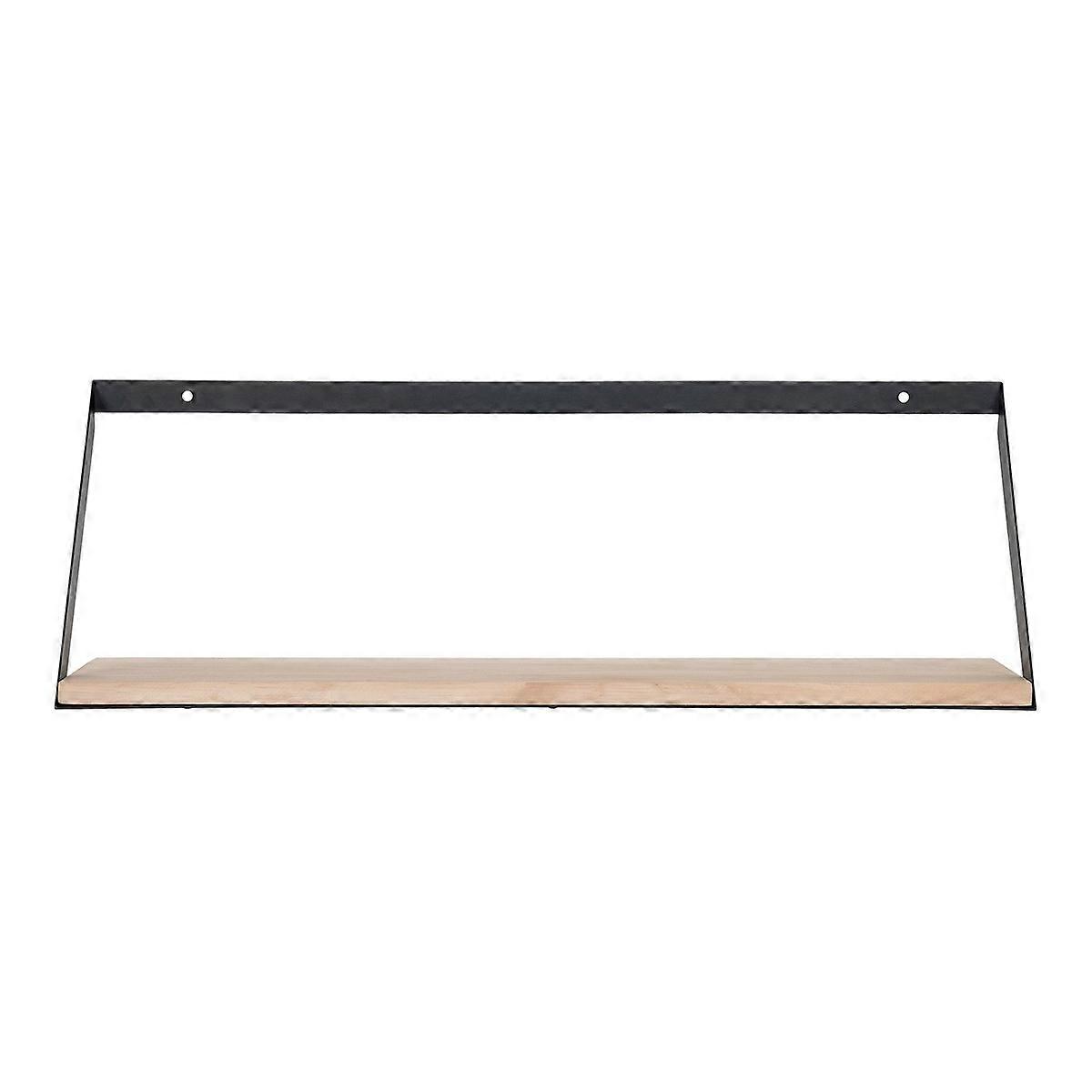 Bázeli polc, barna, fa, 14x55x18 cm