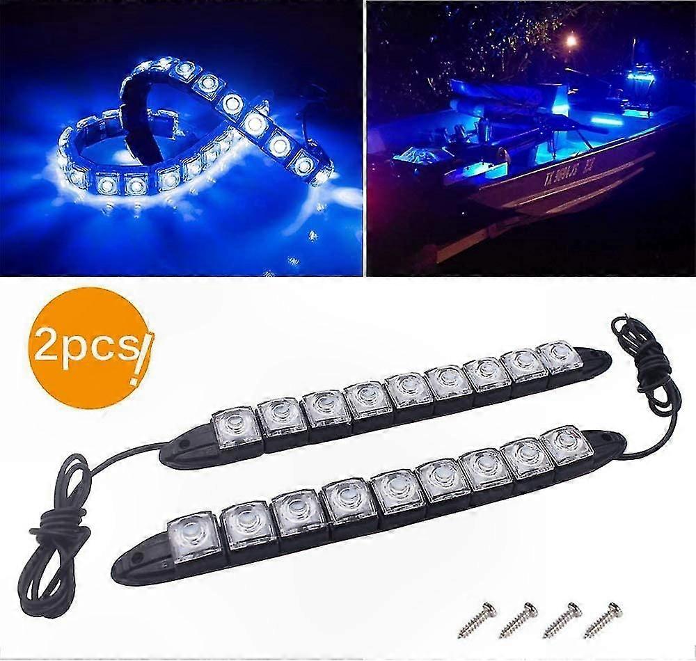 LED Marine Navigation Lights Pair, Waterproof IP67 Boat Deck Side Indicators for Boating Safety