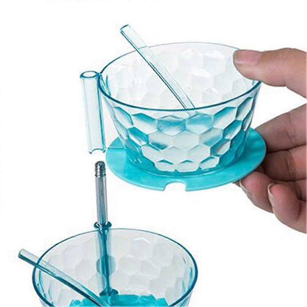 Rotatable Multi Layer Vertical Seasoning Box Transparent Glass Spice Jars Salt Box Container