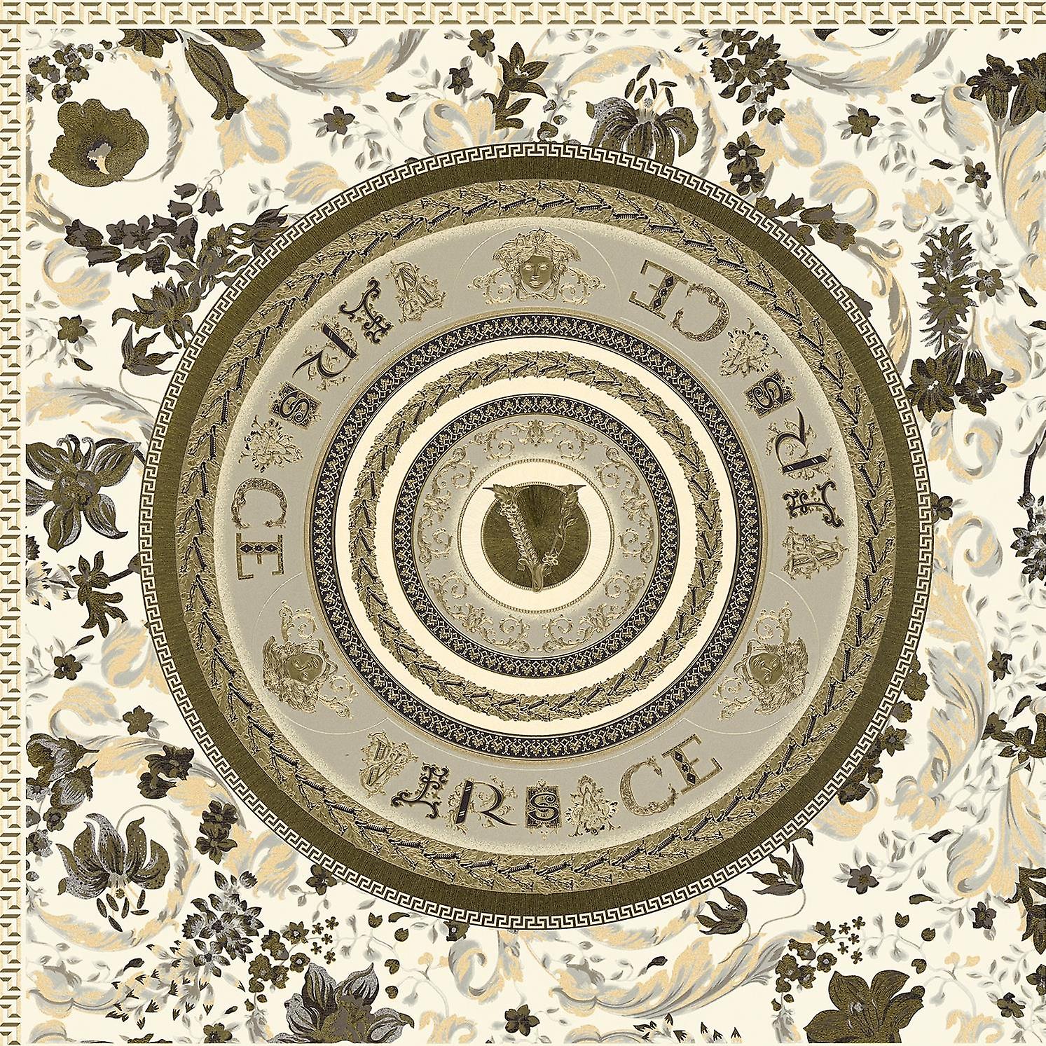 Versace Baroque Panel Cream Wallpaper