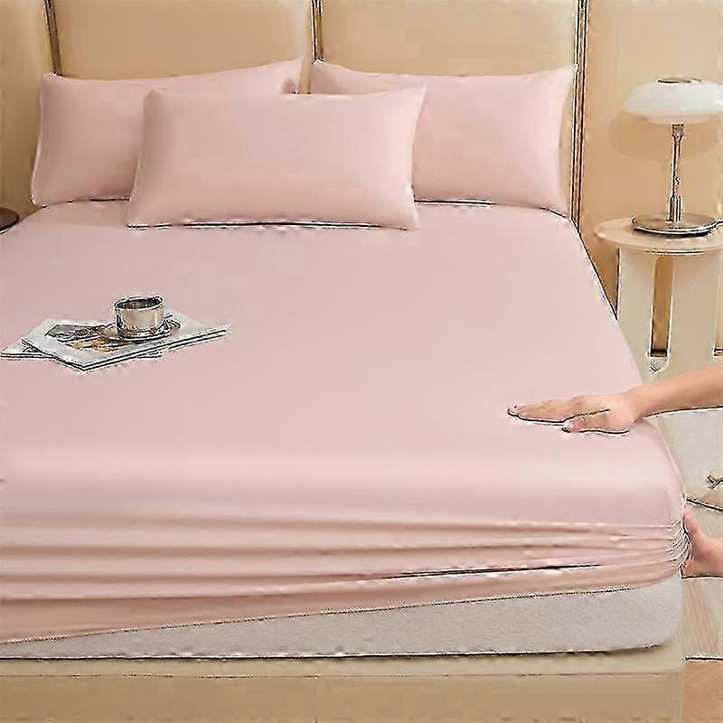Fitted Sheet 180x200 cm, 5-28 cm Height, Pink