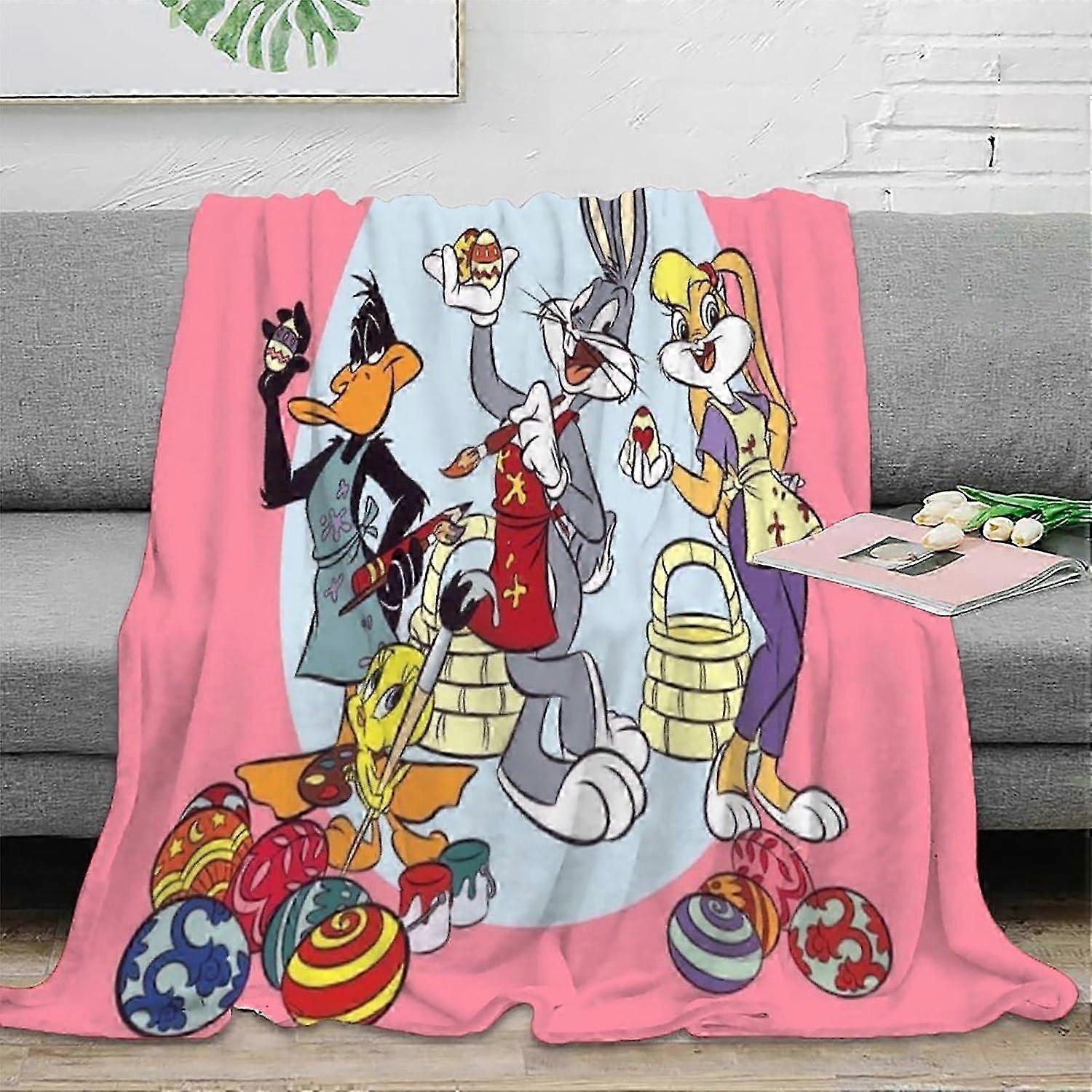 2025 Fluffy Flannel Throw 3D Bugs Bunny Styles Plush Blankets Luxurious Super Soft Warm And Cosy Throws Modern Design Fleece Blanket Sofa And Bed Blan