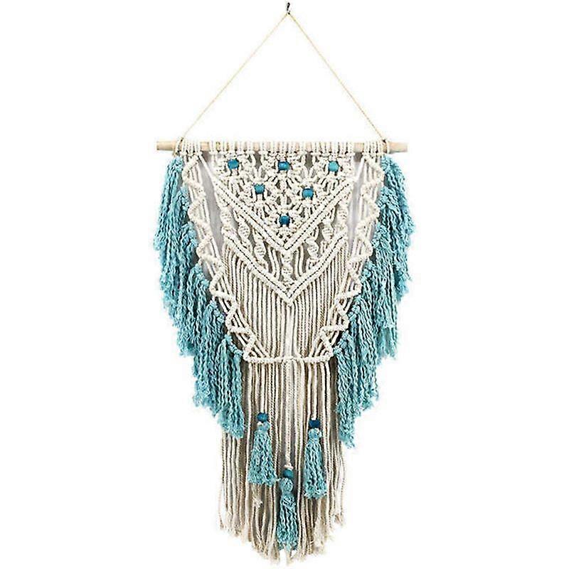 Woven Macrame Knotted Wall Art Bohemian Hanging Tapestry