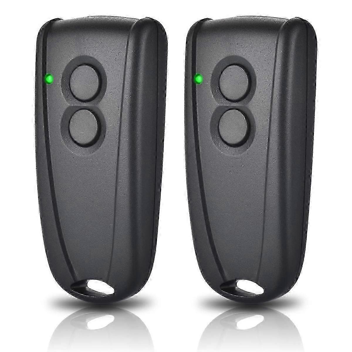 433.92MHz Garage Door Opener Garage Door Remote Control for RSE2, RSC2 Handheld Transmitter Pack of 2