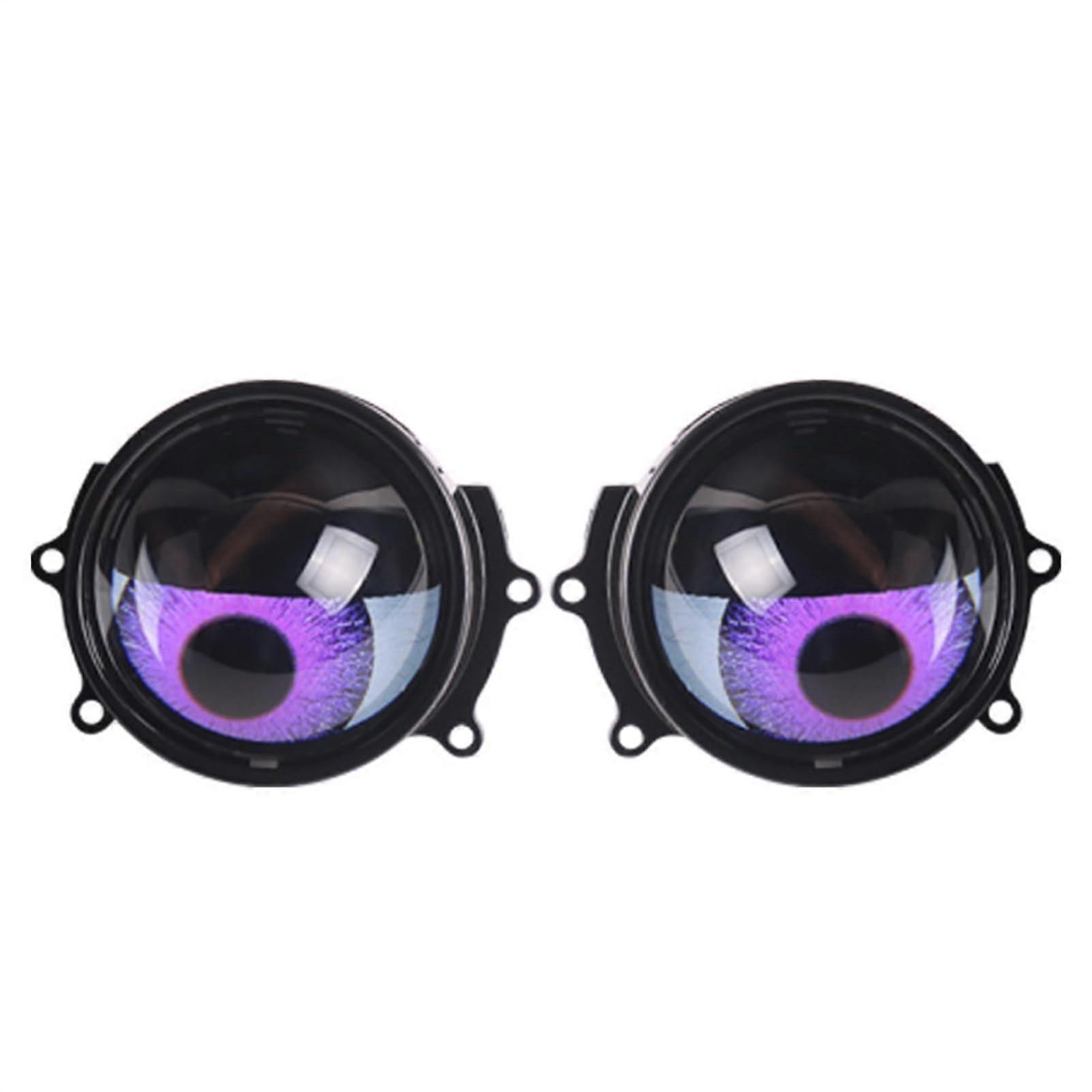 Devil Eyes Light 12V LED Dynamic Devil Eye Car Lights With WiFi Control Projector Lens For Most Cars