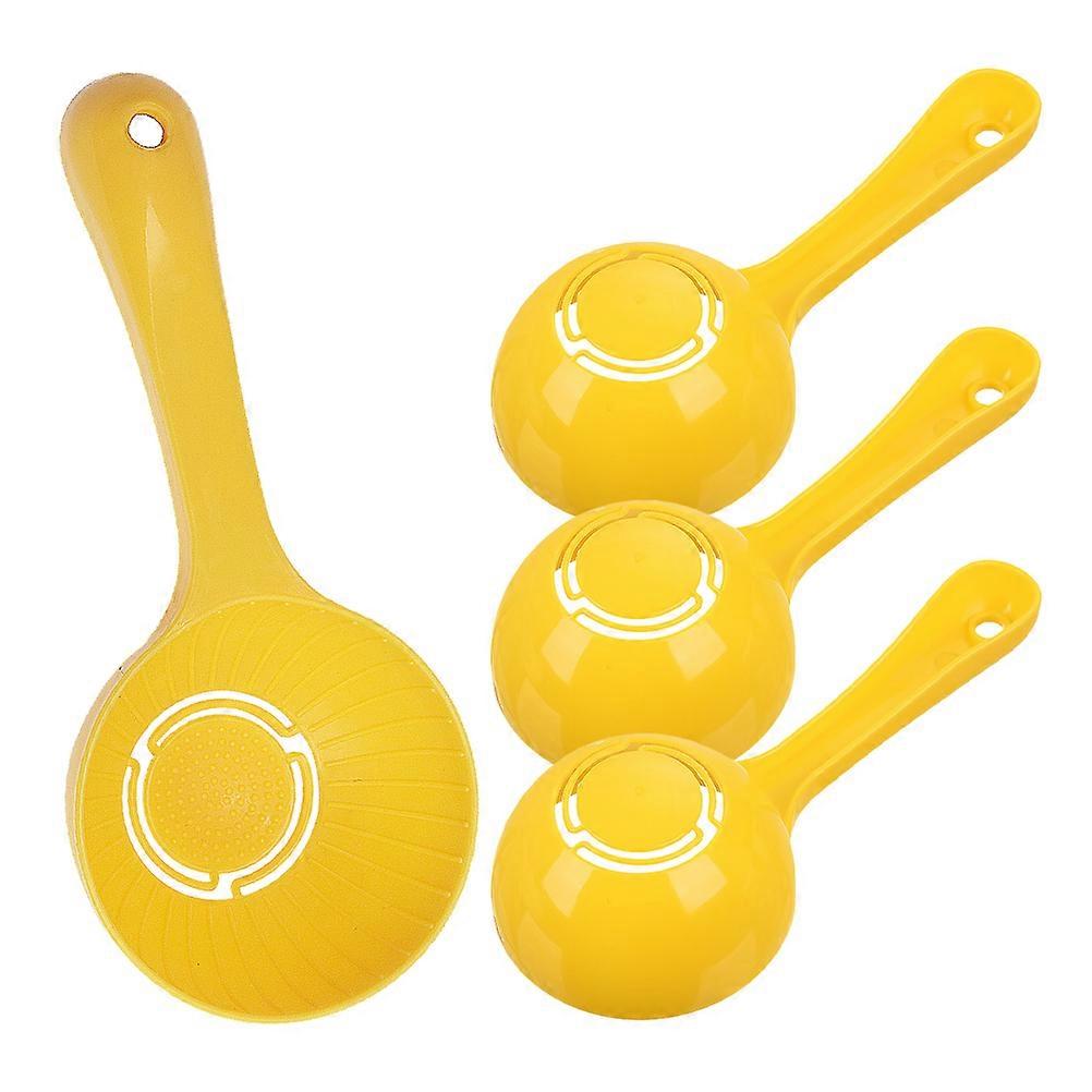 Heat Resistant Rice Serving Spoon: 4Pcs Nonstick Rice Paddle for Buffet Service and Restaurant Use with Convenient Hanging Hole Design