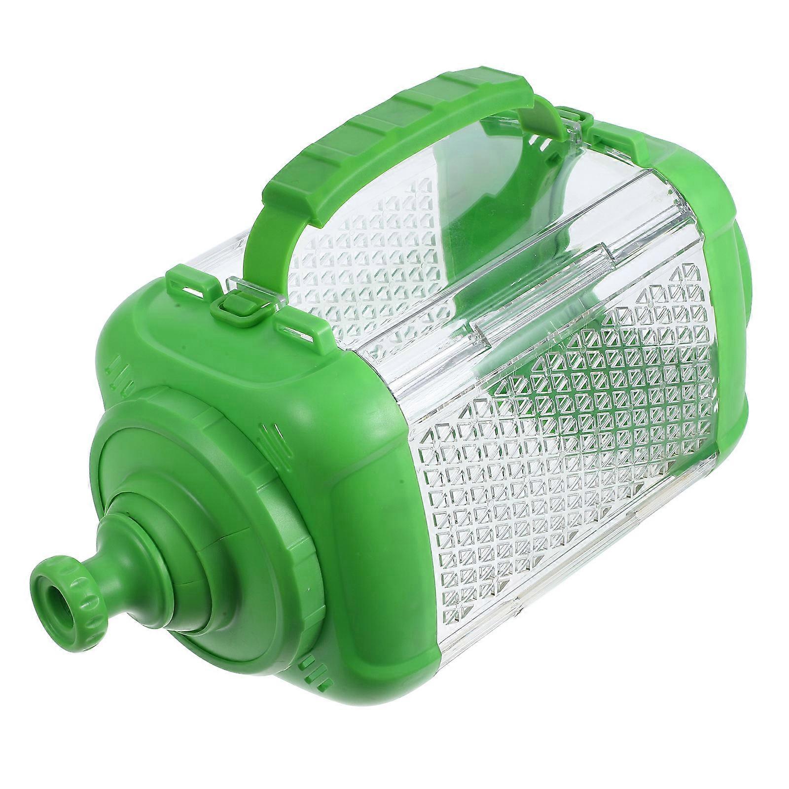 Insect Magnifier Box Critter Holder For Educational Use Green Color 22.40X17.60X14.40CM Enhanced Detail Observation 1Set