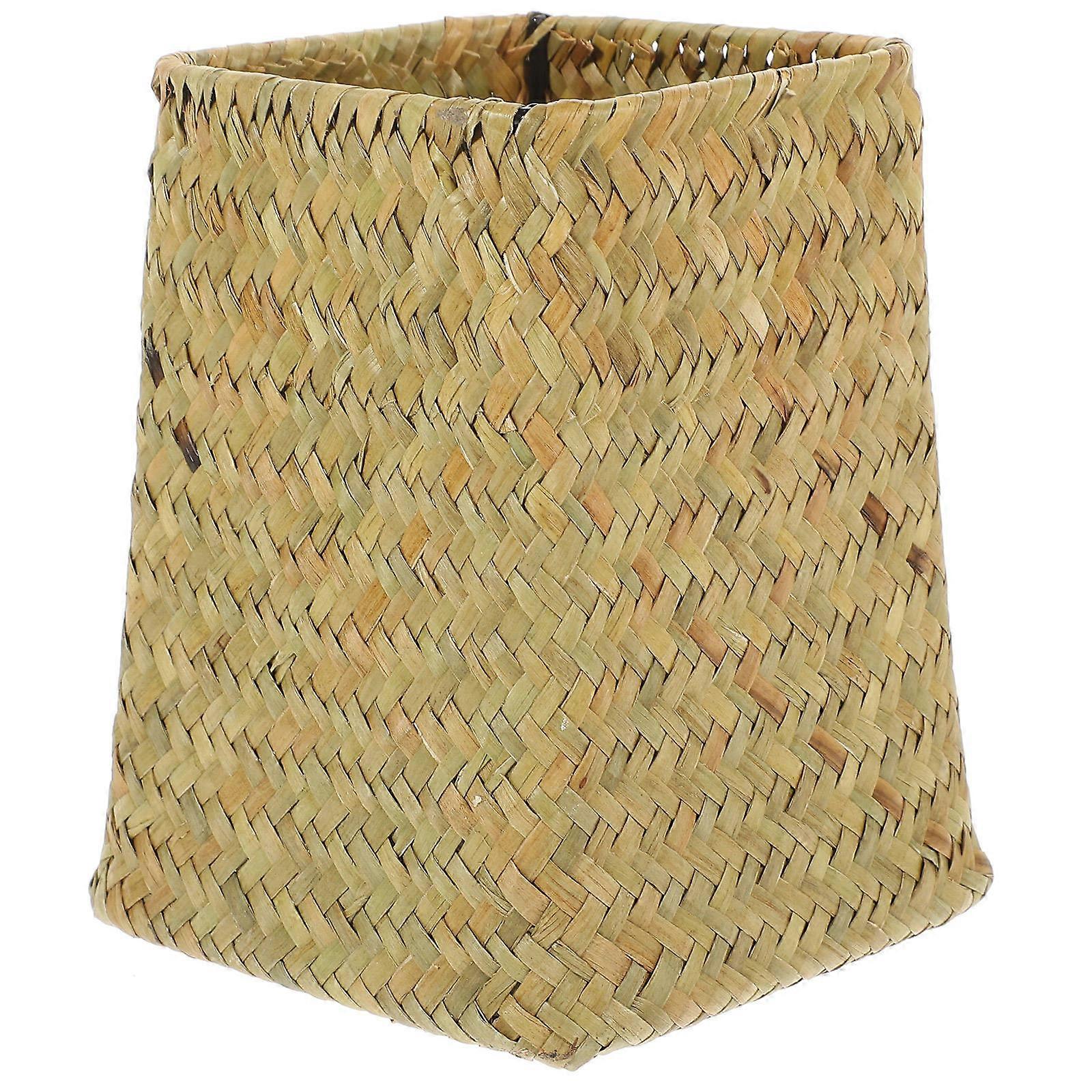 Handmade Seagrass Flower Vase for Storage 3Pcs Creative Woven Planters