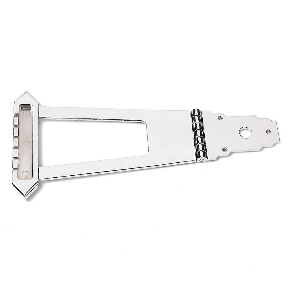Jazz Guitar Bridge Tailpiece Square for Musicians Silver Replacement 1Pcs