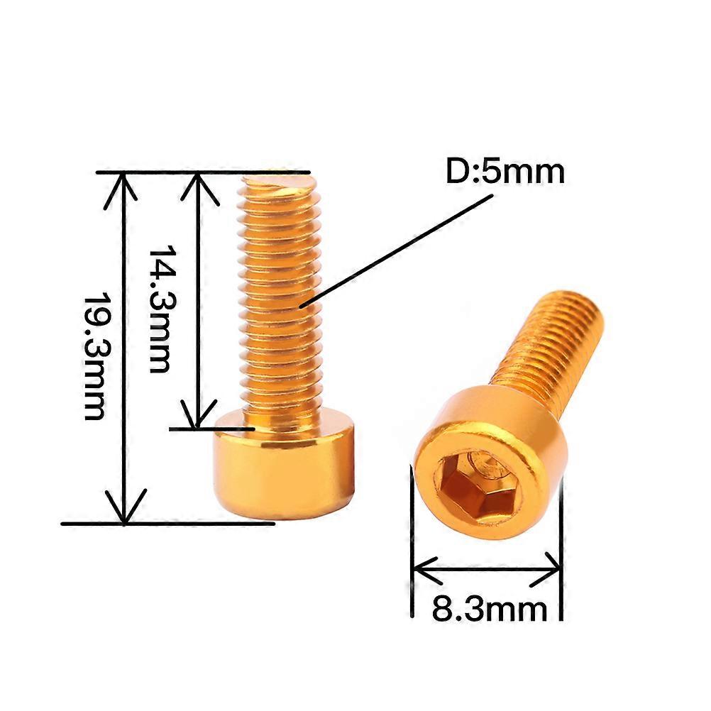 Screw Aluminum Alloy Handle Riser Screw for Fixing Use 2Pcs