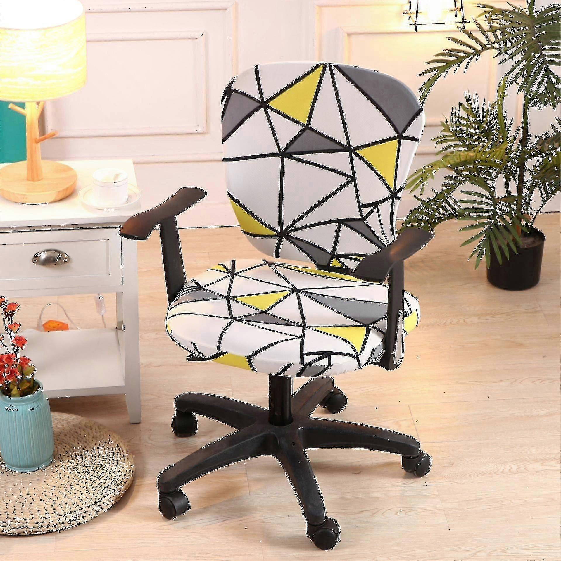 Washable Universal Chair Slipcover for Office and Computer Use