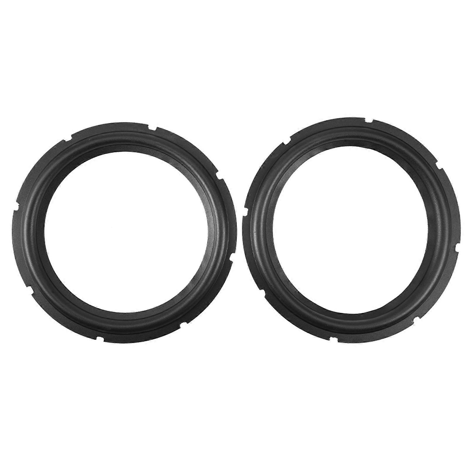 10inch Speaker Surround Repair Rubber Woofer Edge with Hole (2pcs)