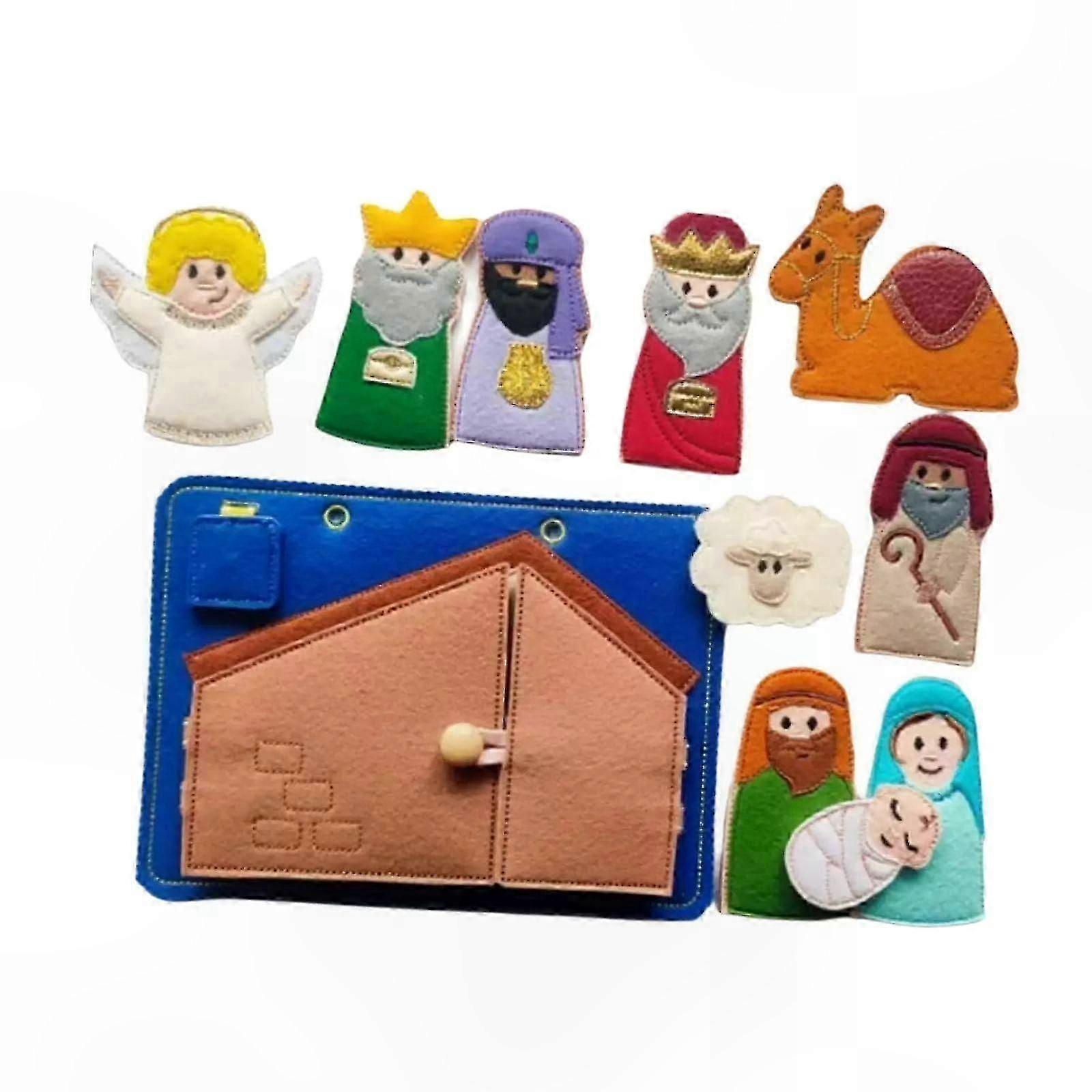 Christian Nativity Play Set for Toddlers and Kids Early Learning Religious Toy Scene