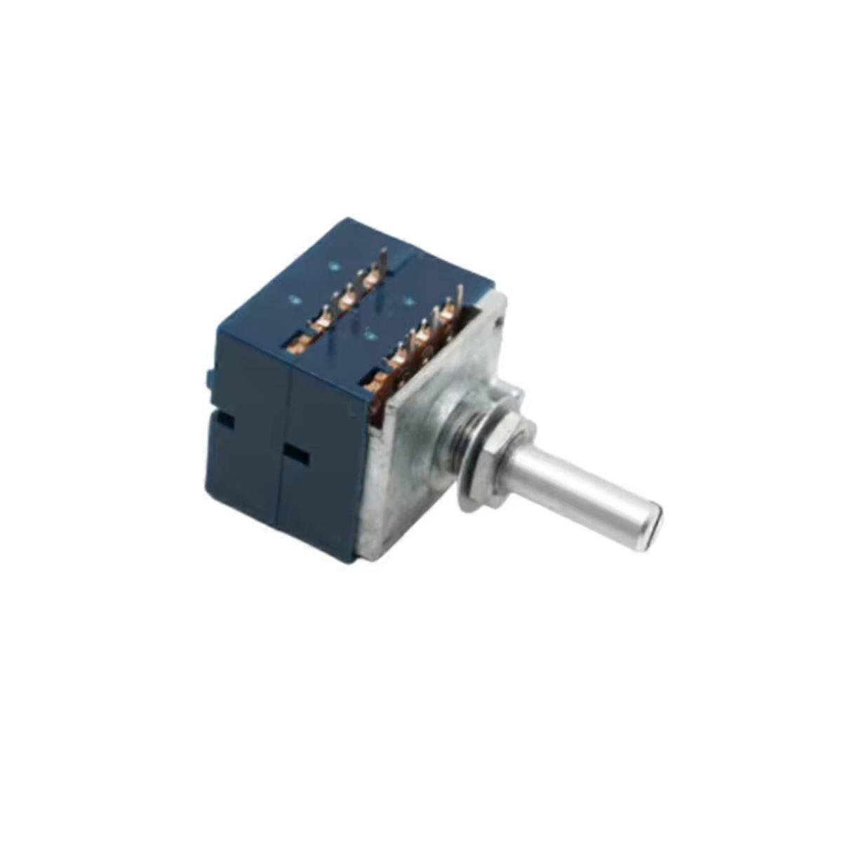 RK27 Potentiometer A250K Volume Adjustment Knob 25mm Circular Handle 6-Pin A250K