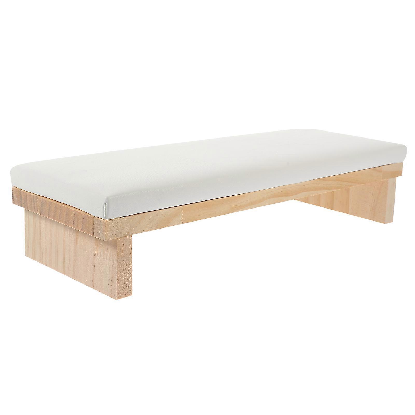 Hand Support Nail Arm Rest For Home Use 30X11Cm White Color Luxurious Design For Manicure 3Pcs