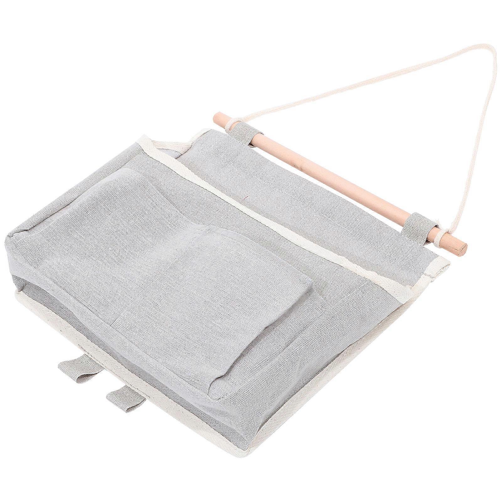 Grey Wall Hanging Storage Bag for Sundries Storage 3Pcs Organizer