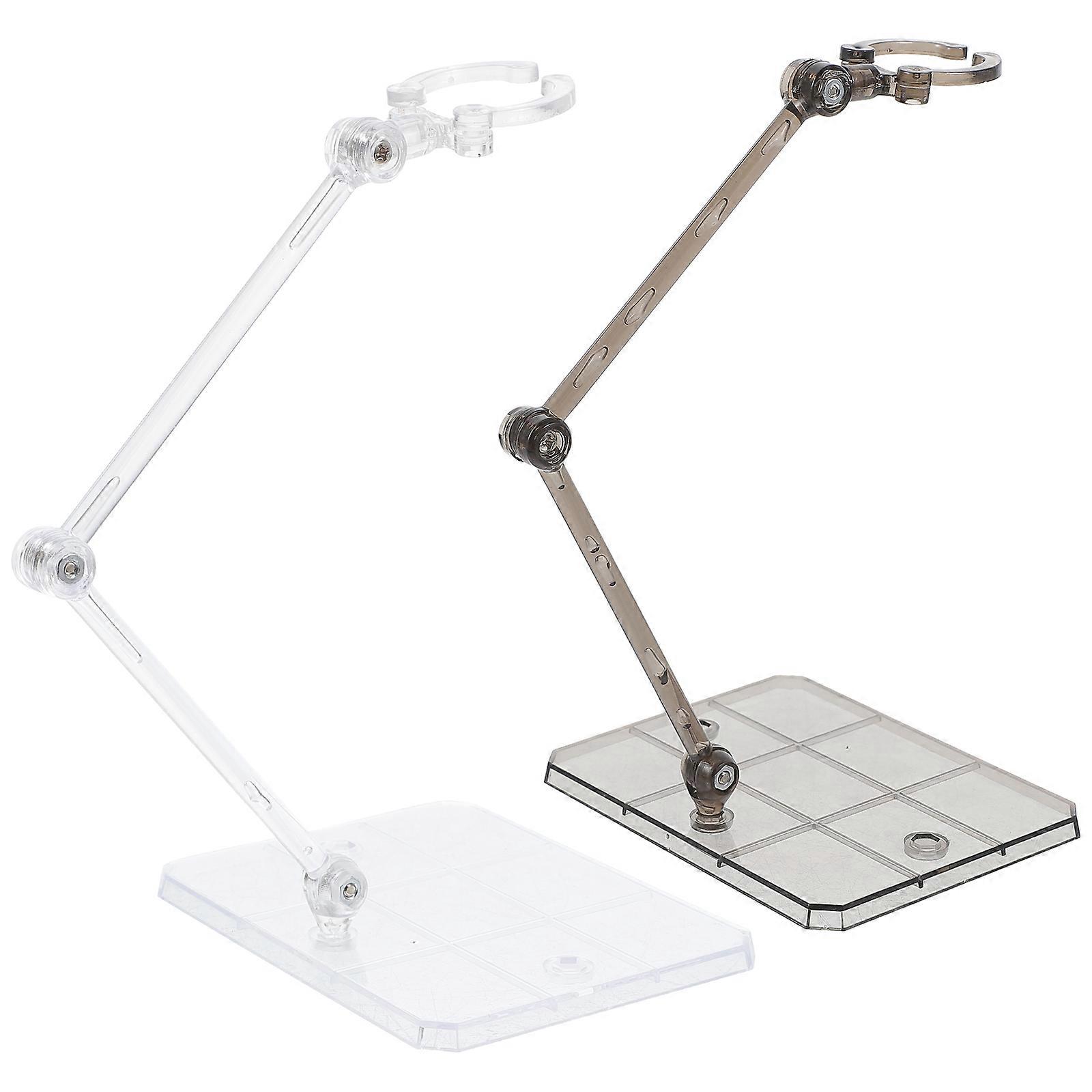 Multi-Purpose Action Figure Stand Doll Display Rack for 4Pcs Toys