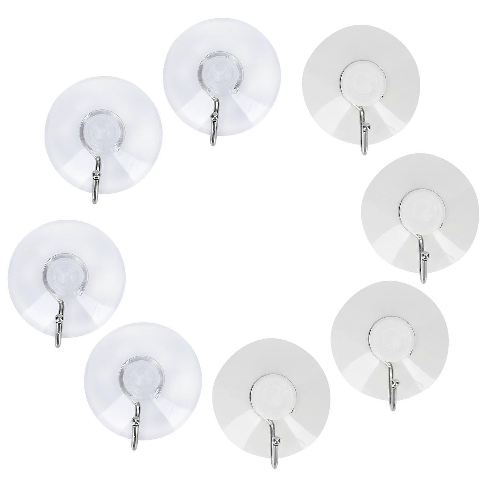 Strong Suction Cup Hook for Cabinet 32Pcs Transparent Non-Marking Hooks