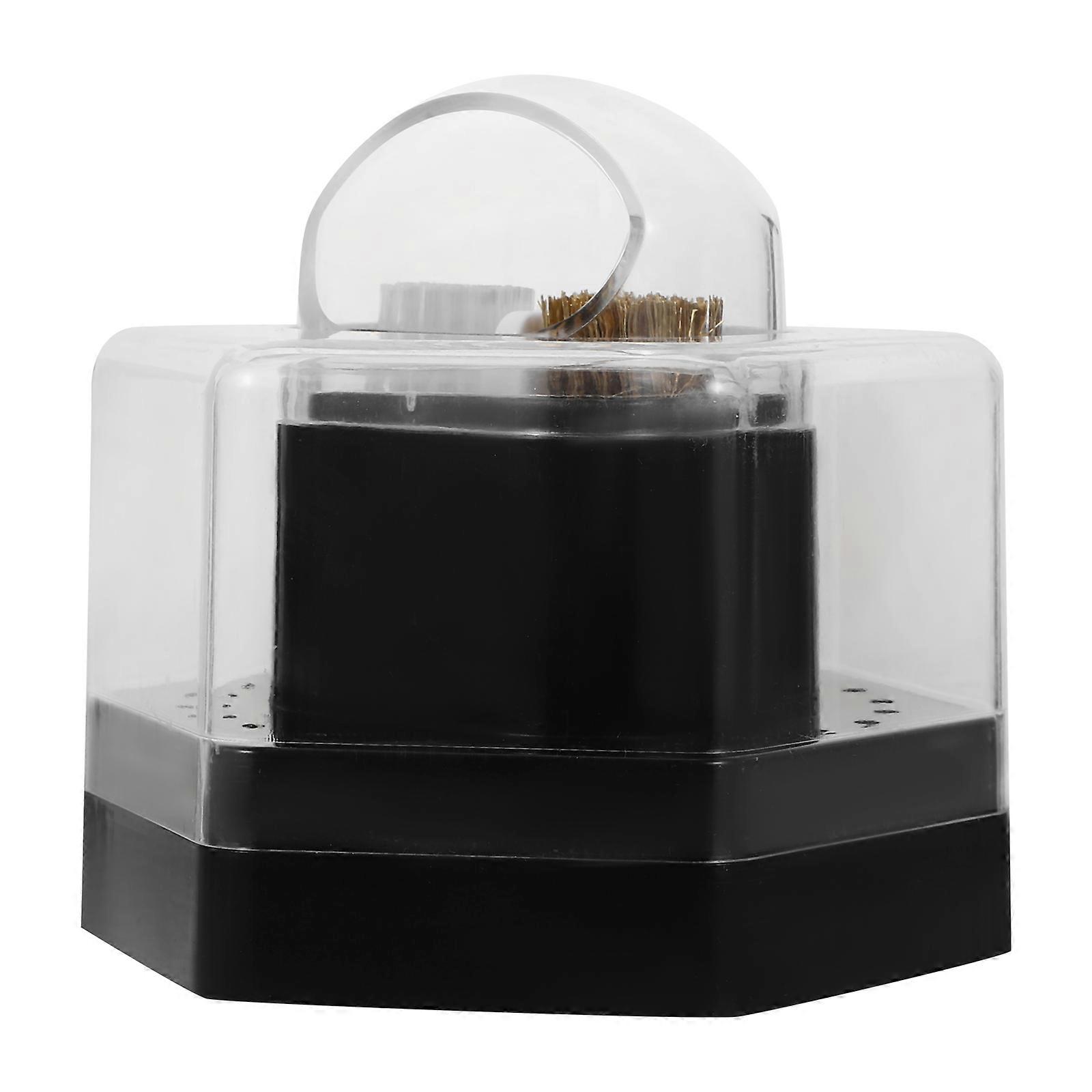 Nail Grind Holder Storage Box Transparent Multi-slot Organization Case 1Set