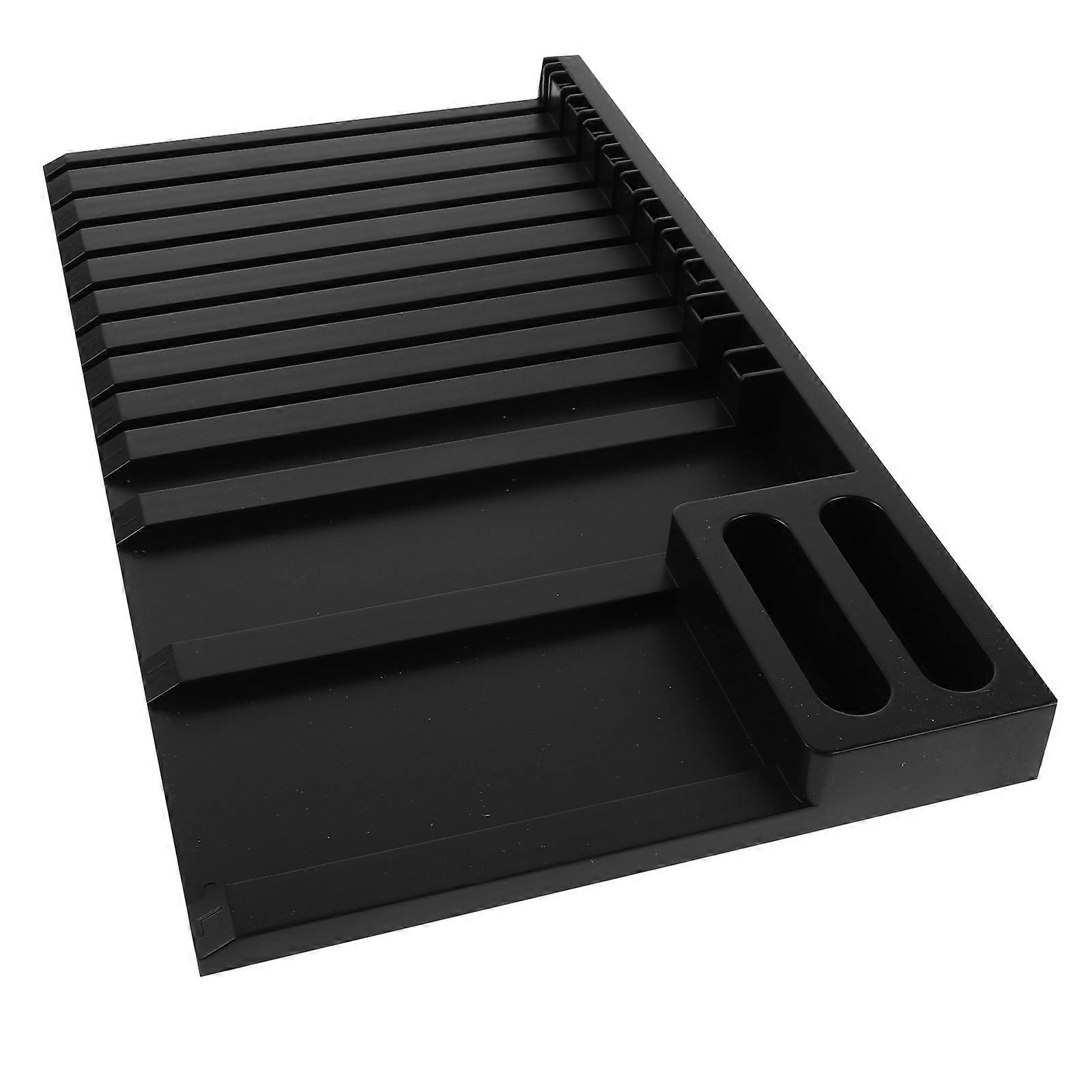 Model Kit Organizer Rack Multi-Tier Display Stand for Plastic Model Parts Black Plastic Durable Support 1Pcs