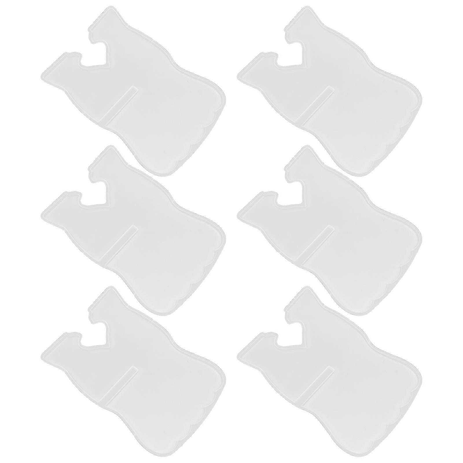 Flexible Rectangular Silicone Molds For Sheet Music Holder Designed For Book Lovers And Crafters Ideal For Parties And Housewarming Events 12Pcs